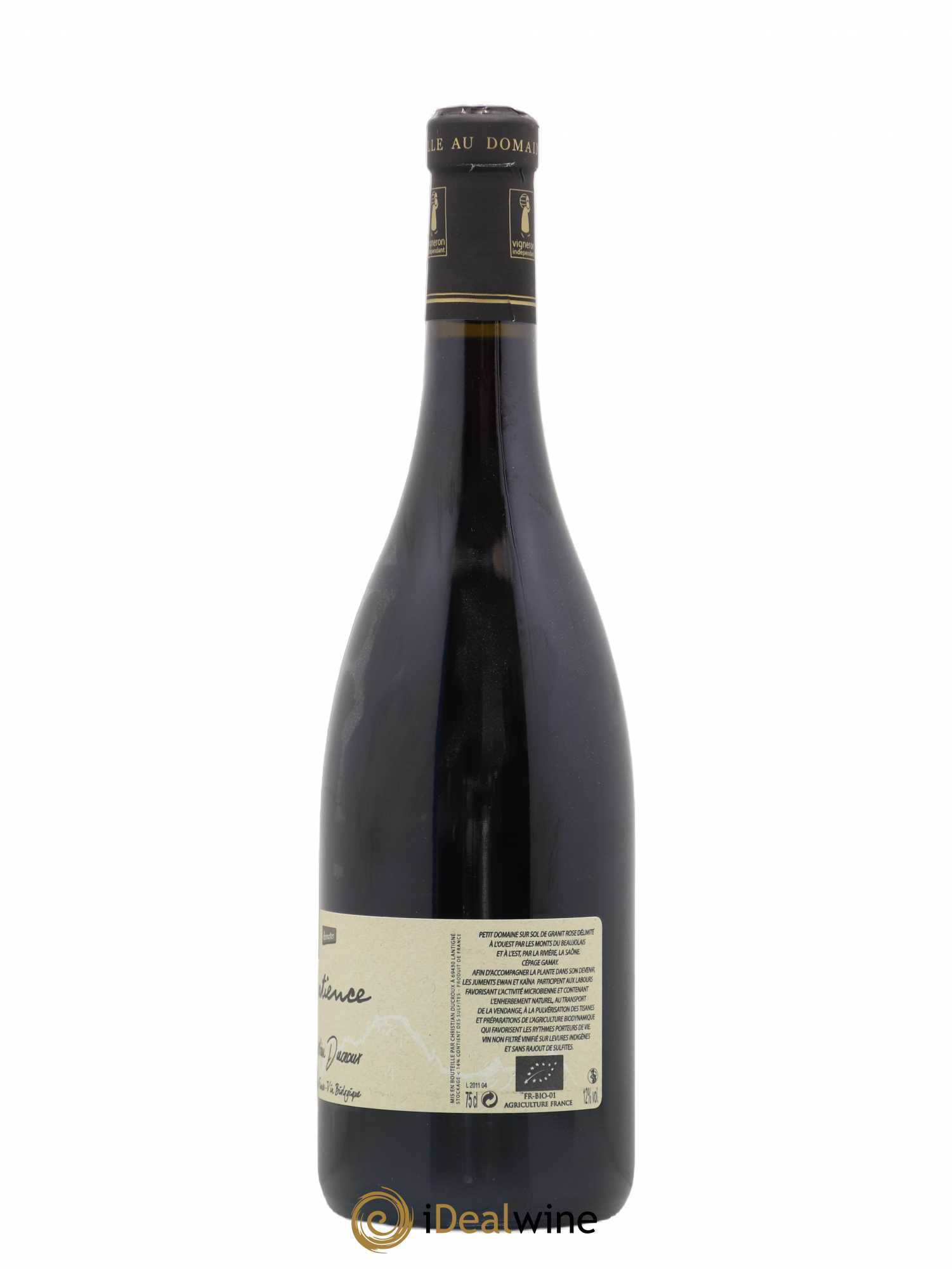 Vin de France Patience Christian Ducroux 2011 - Posten von 1 Flasche - 1