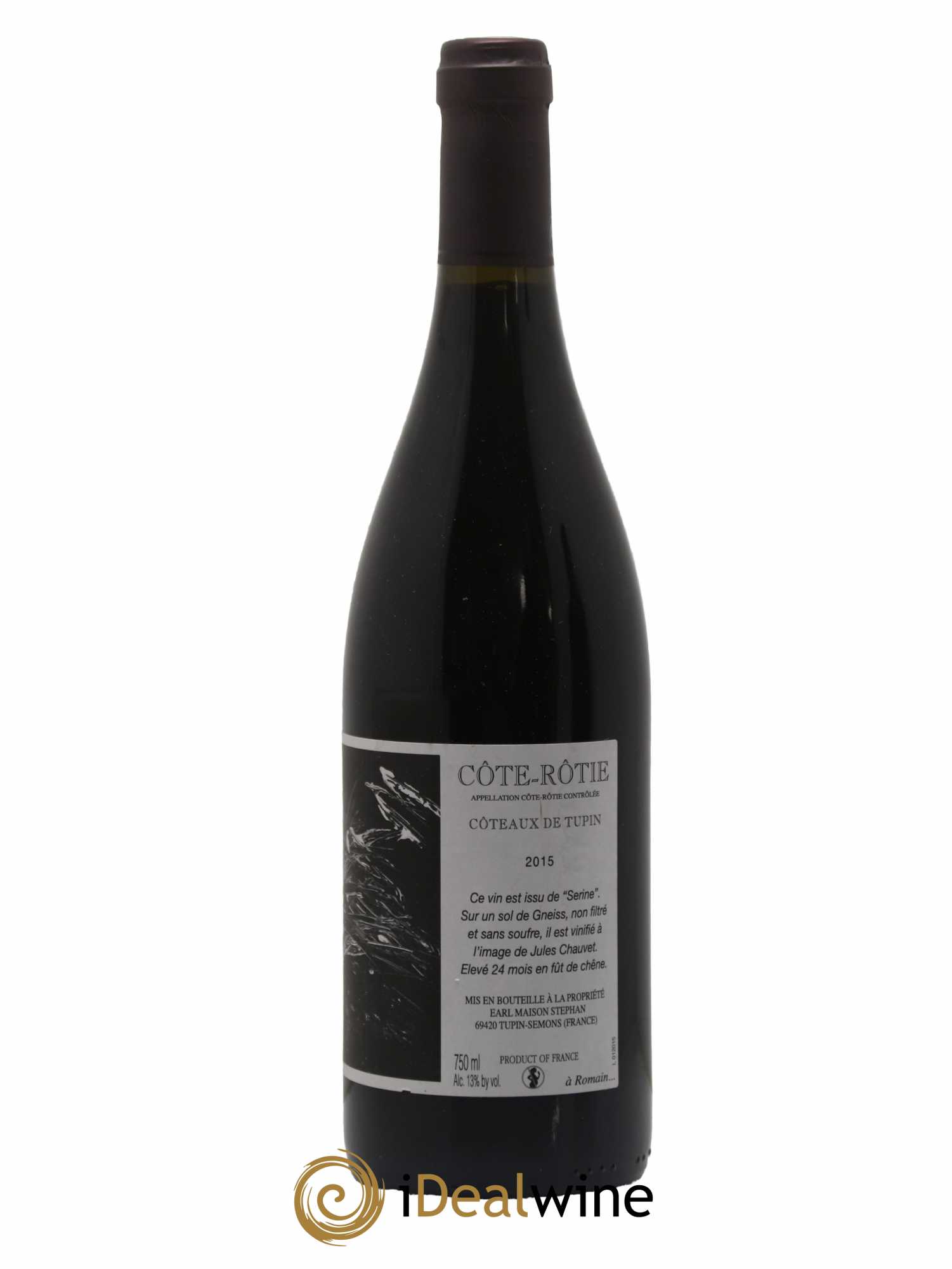 Côte-Rôtie Coteaux de Tupin Jean-Michel Stephan 2015 - Lot de 1 bouteille - 1