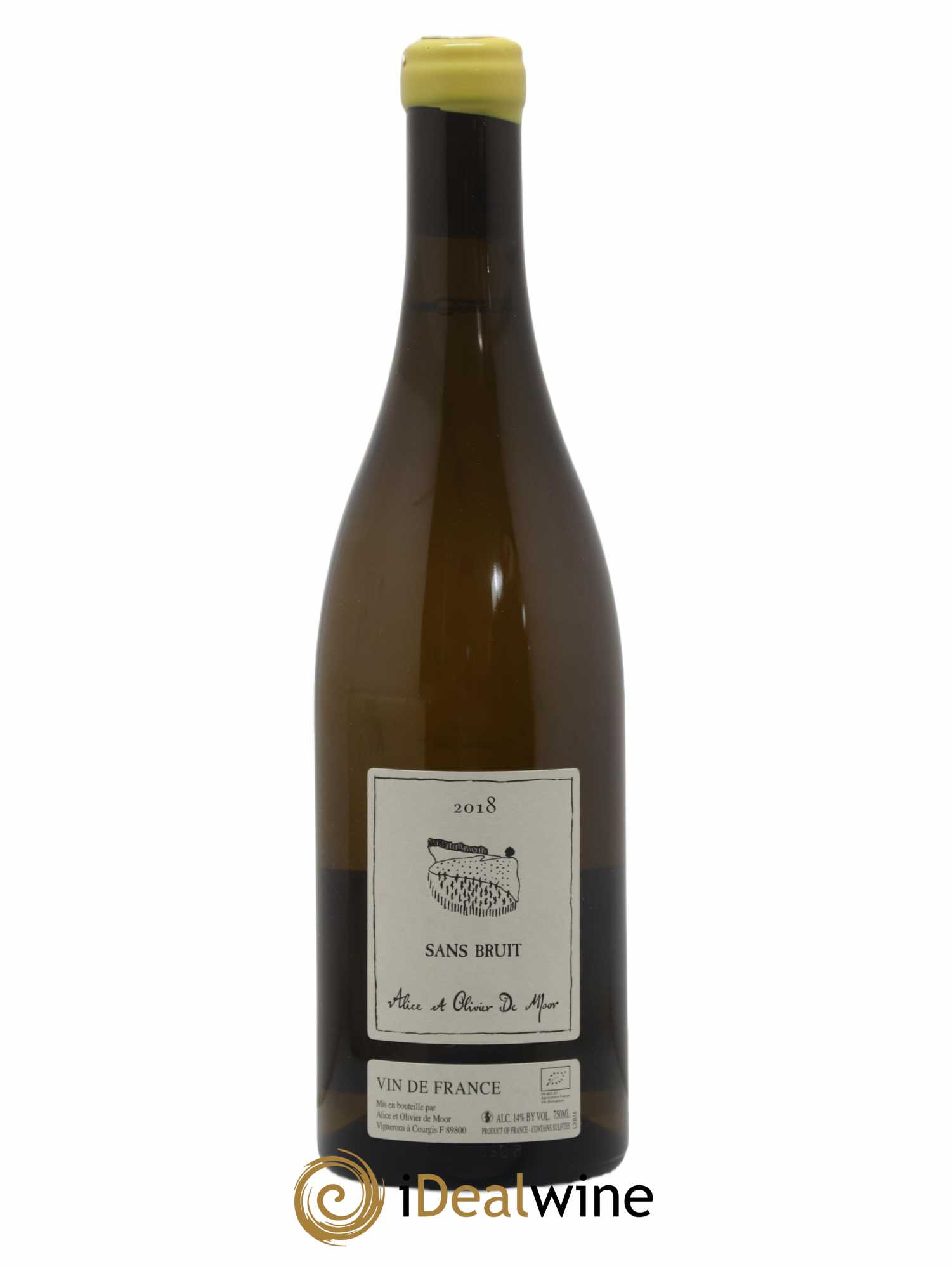 Vin de France Sans Bruit Sauvignon Alice et Olivier De Moor 2018 - Lot de 1 bouteille - 0
