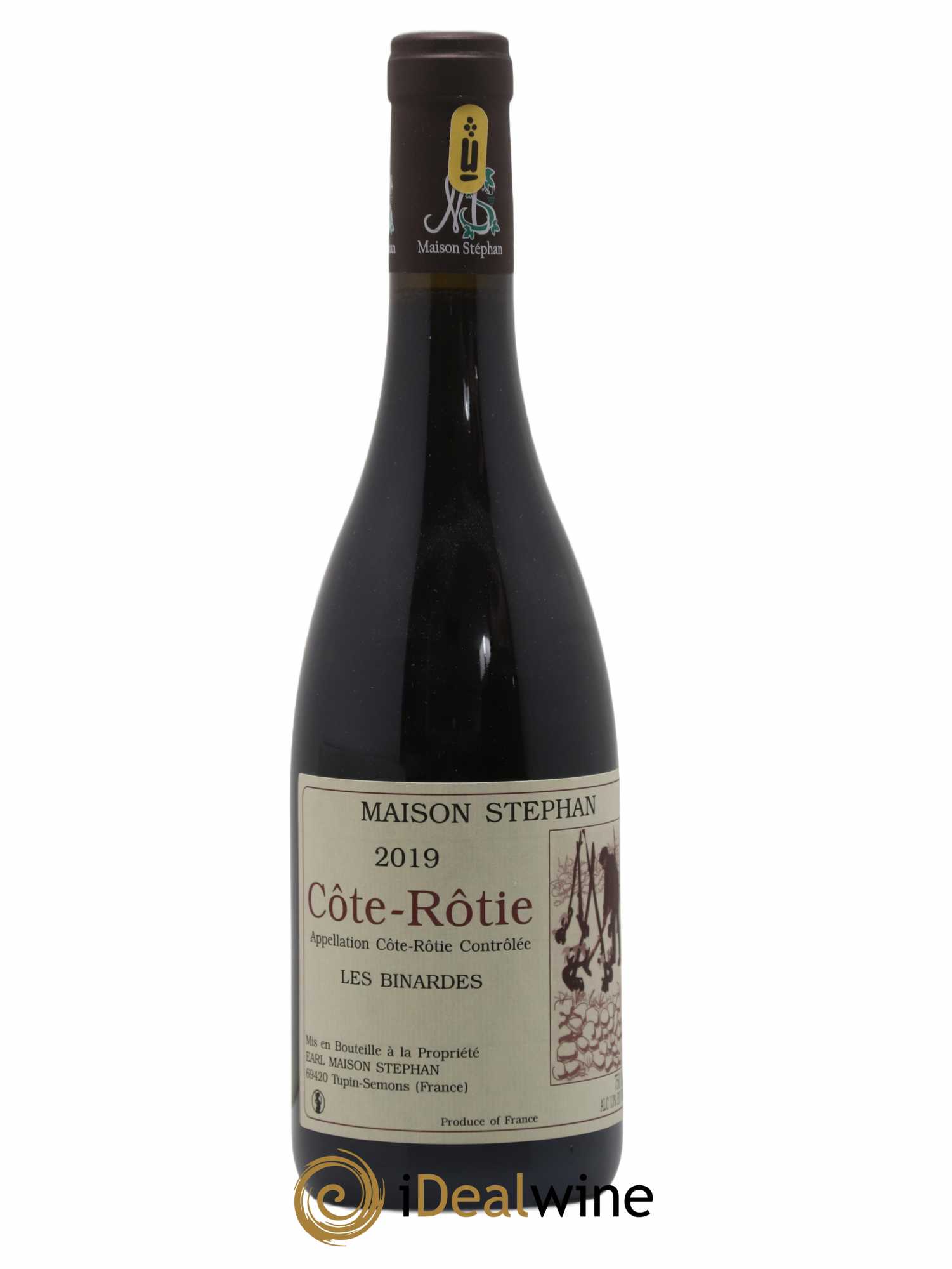 Côte-Rôtie Les Binardes Jean-Michel Stephan 2019 - Lot de 1 bouteille - 0