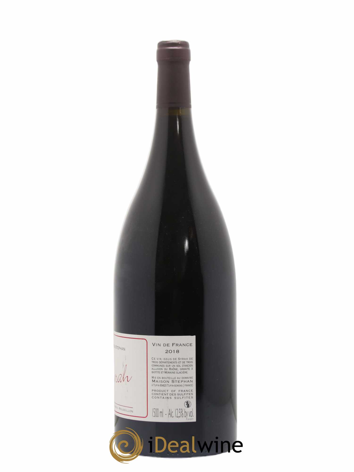 Vin de France Syrah Jean-Michel Stephan 2018 - Lot de 1 magnum - 1