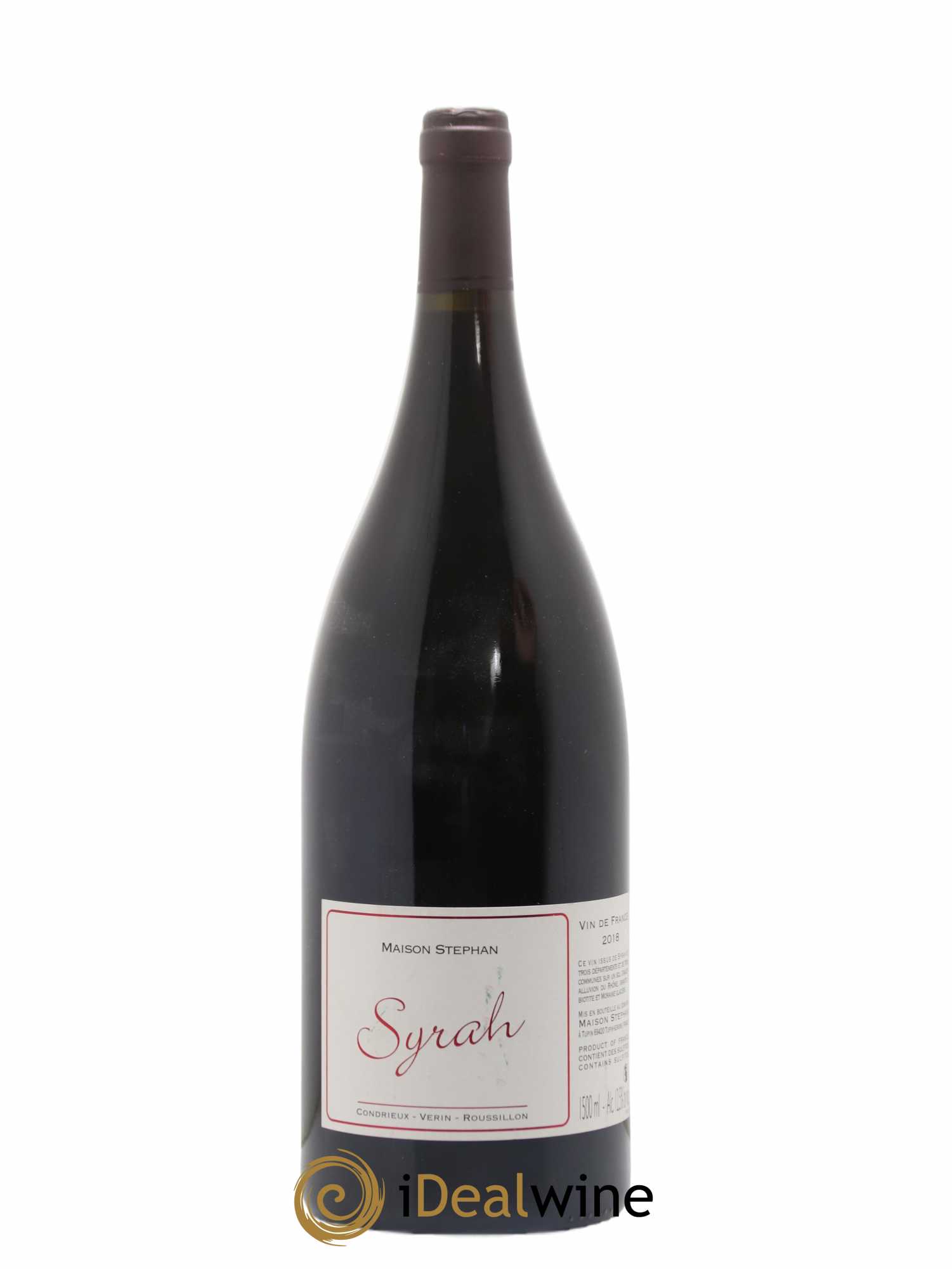 Vin de France Syrah Jean-Michel Stephan 2018 - Lot de 1 magnum - 0