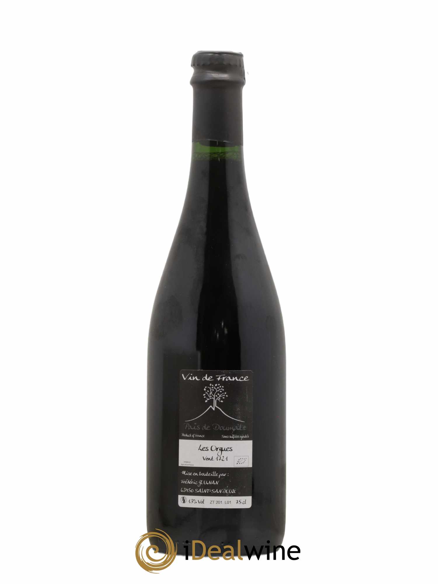 Vin de France Les Orgues Vignoble de l'Arbre Blanc 2017 - Lot de 1 bouteille - 1