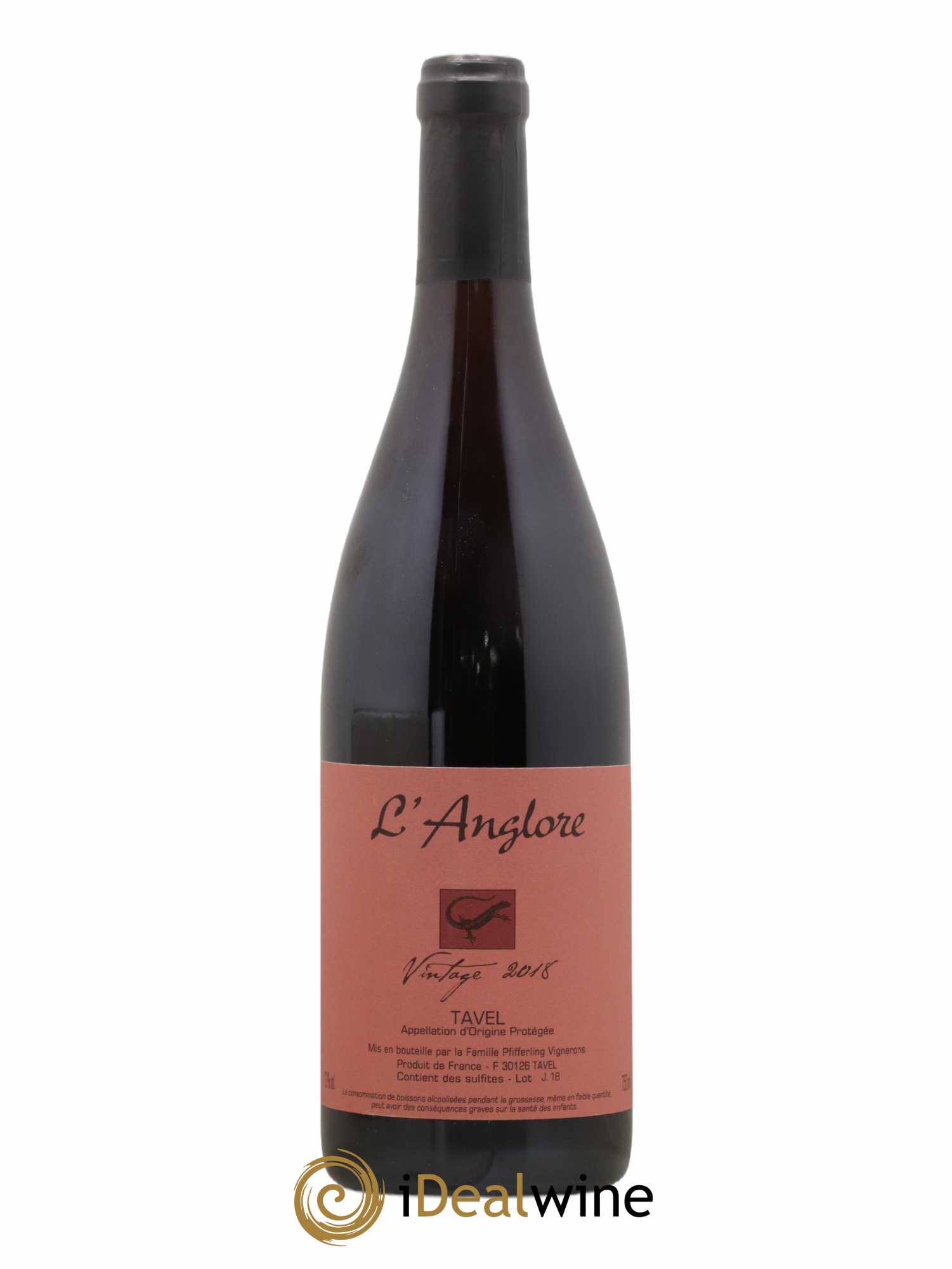 Tavel Vintage L'Anglore 2018 - Lot de 1 bouteille - 0