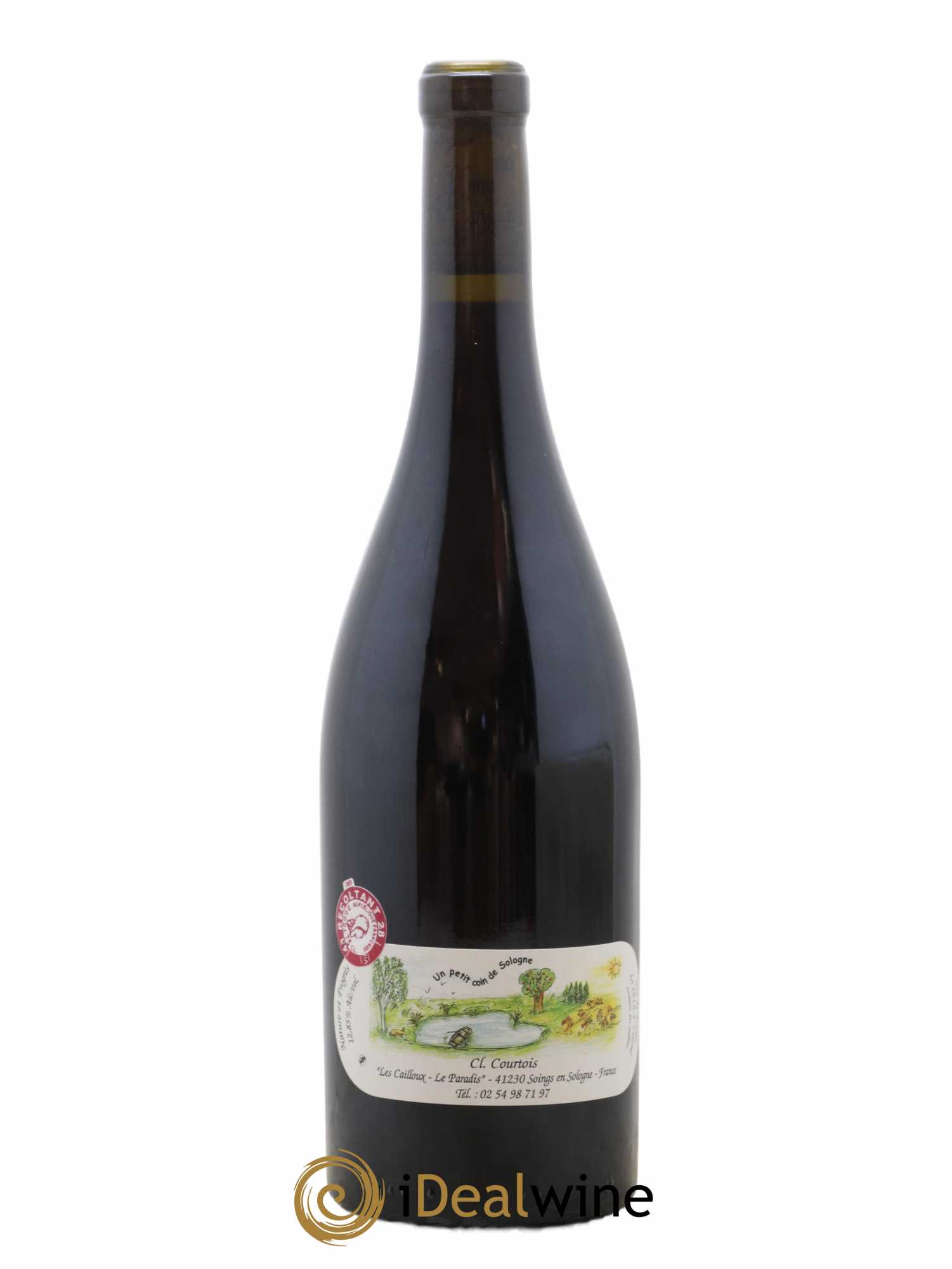 Vin de France Racines Les Cailloux du Paradis - Claude Courtois 2018 - Lotto di 1 bottiglia - 1