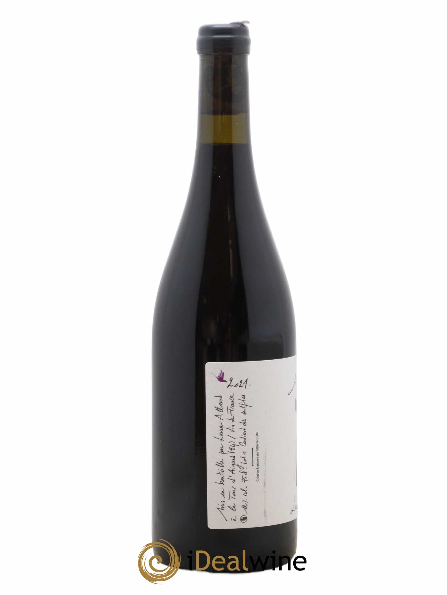 Vin de France Ex libris Laura Aillaud 2021 - Lot de 1 bouteille - 1