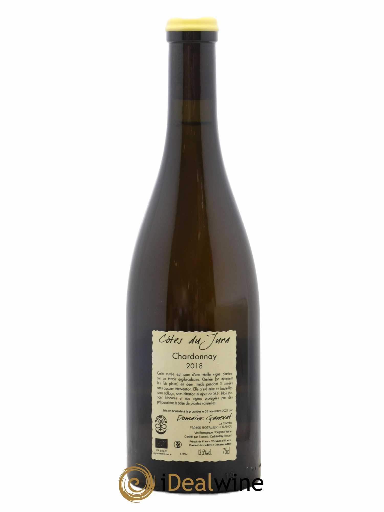 Côtes du Jura Les Chamois du Paradis Jean-François Ganevat (Domaine) 2018 - Lot de 1 bouteille - 1