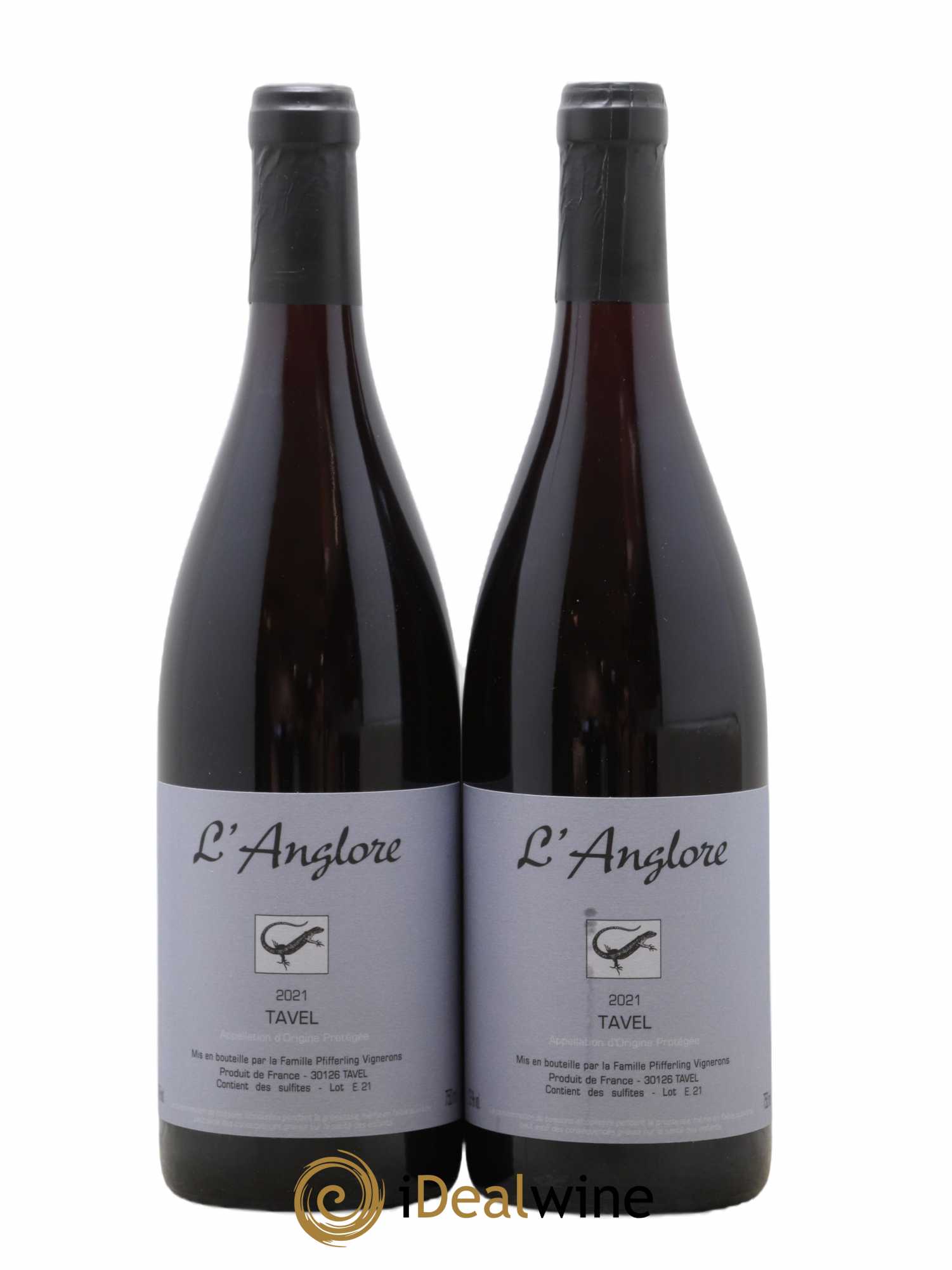 Tavel L'Anglore 2021 - Lot de 2 bouteilles - 0