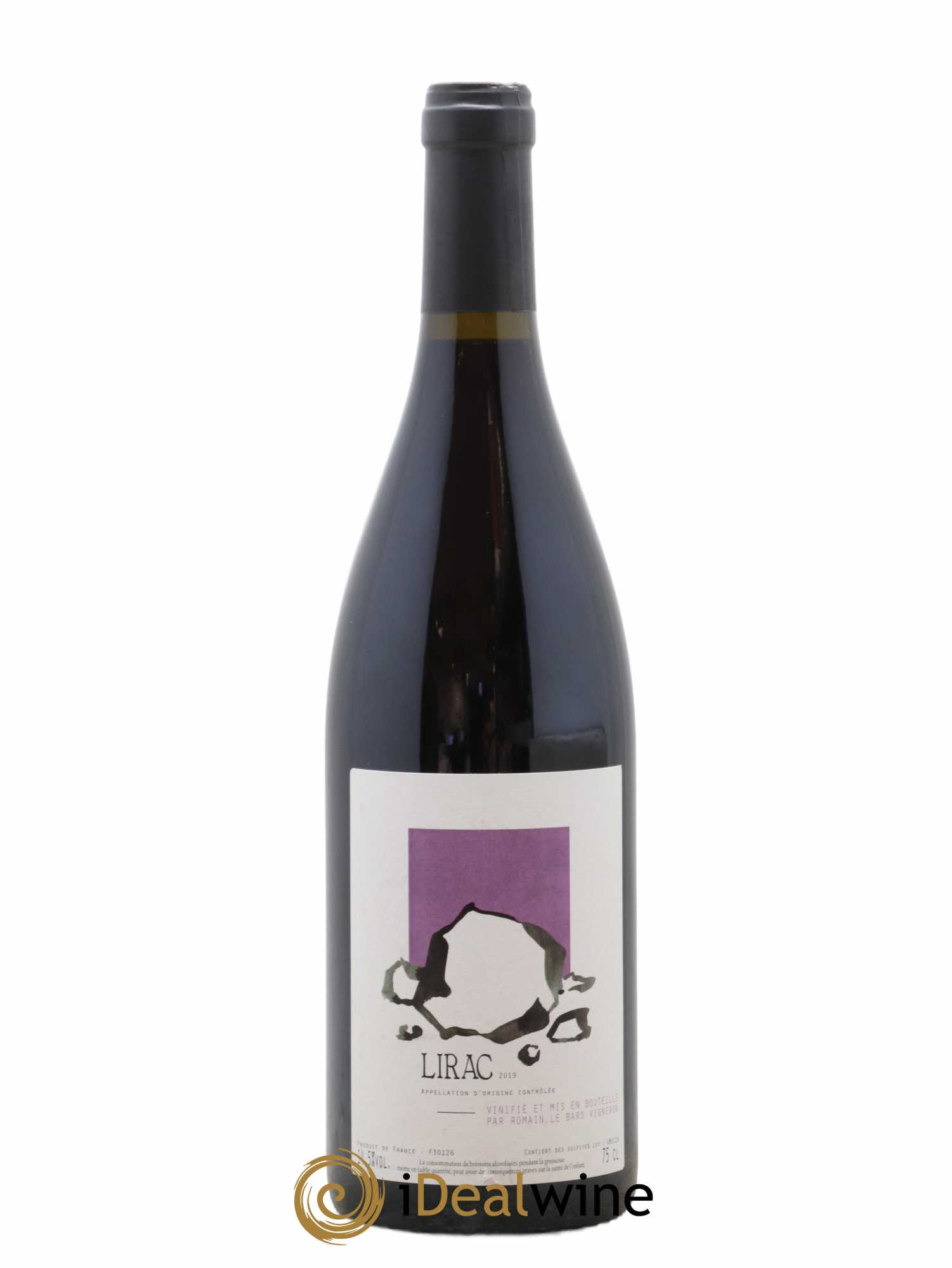 Lirac Romain Le Bars 2019 - Lot de 1 bouteille - 0