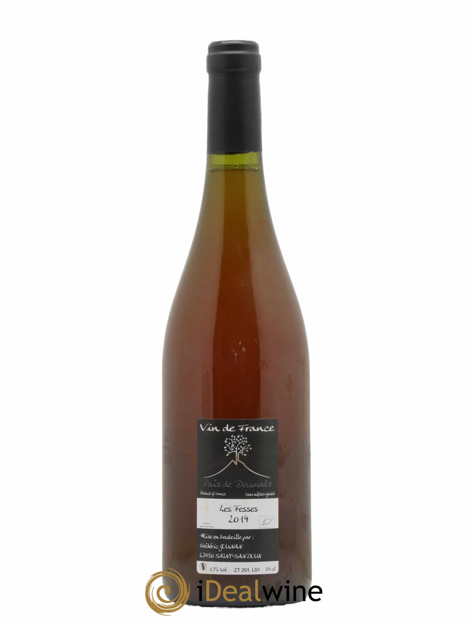 Vin de France Les Fesses Vignoble de l'Arbre Blanc 2014 - Lot de 1 bouteille - 1
