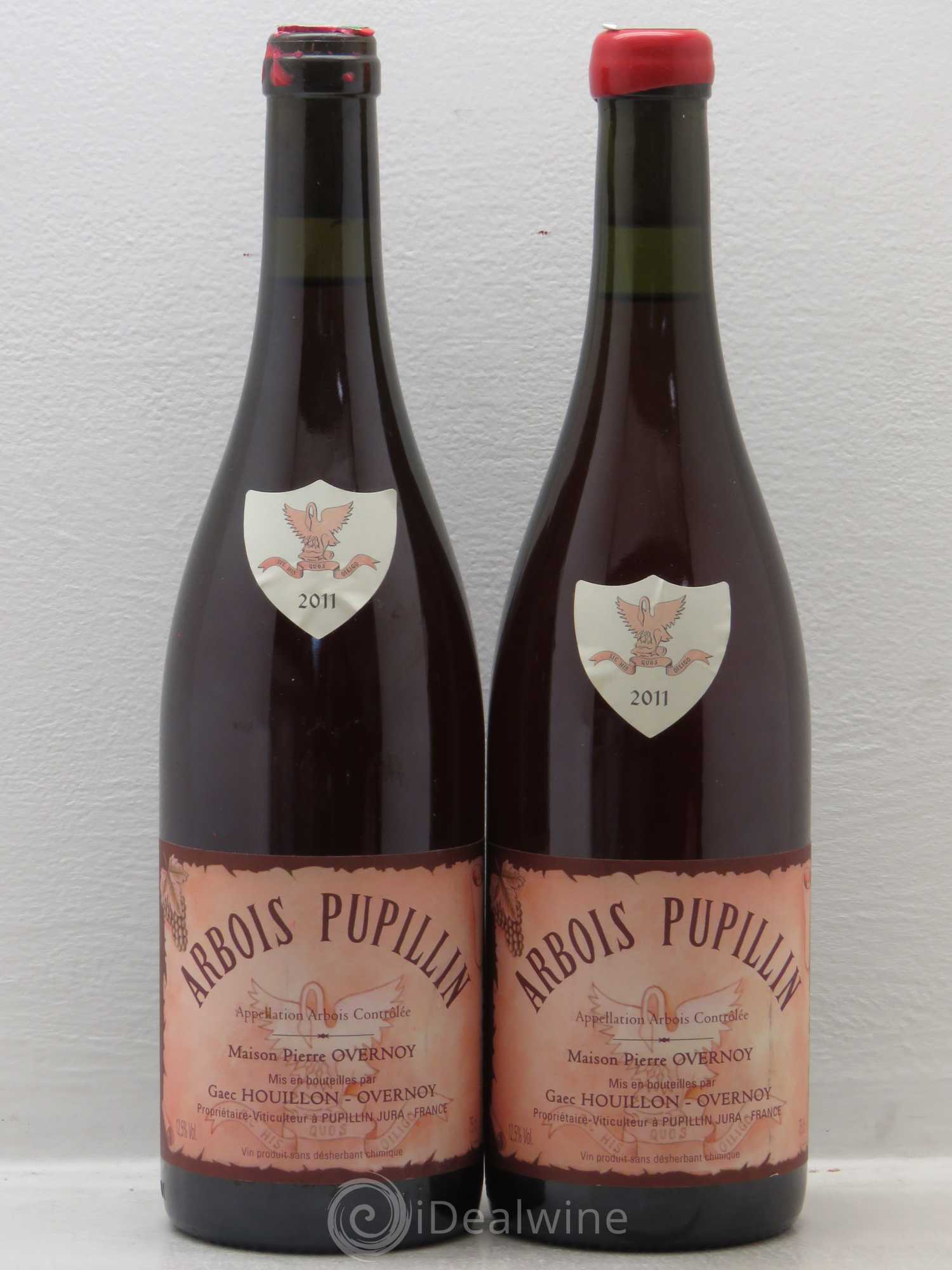 Arbois-Pupillin Poulsard (cire rouge) Overnoy-Houillon (Domaine) 2011 - Lot de 2 bouteilles - 0