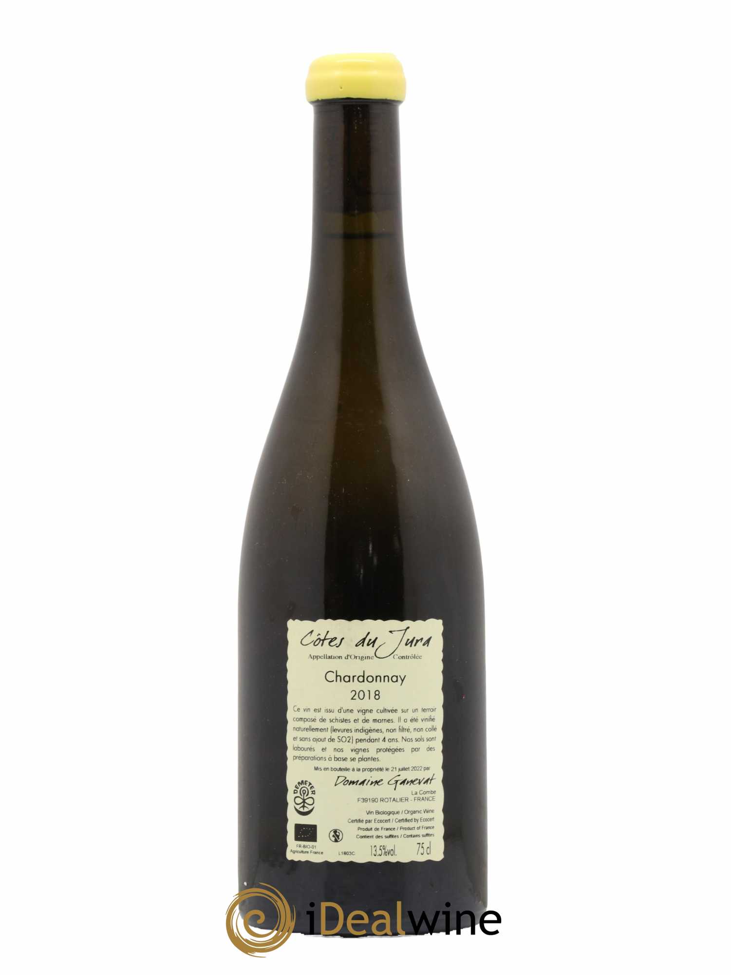 Côtes du Jura Chardonnay En Billat Jean-François Ganevat (Domaine) 2018 - Lot de 1 bouteille - 1