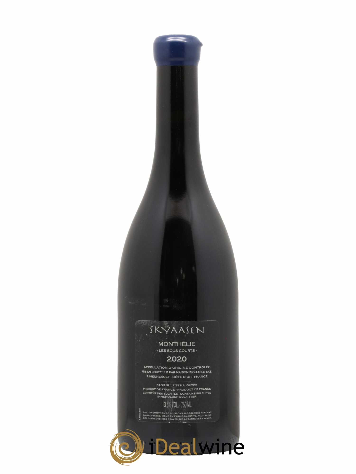 Monthélie Les Sous Courts Maison Skyaasen 2020 - Lot de 1 bouteille - 1