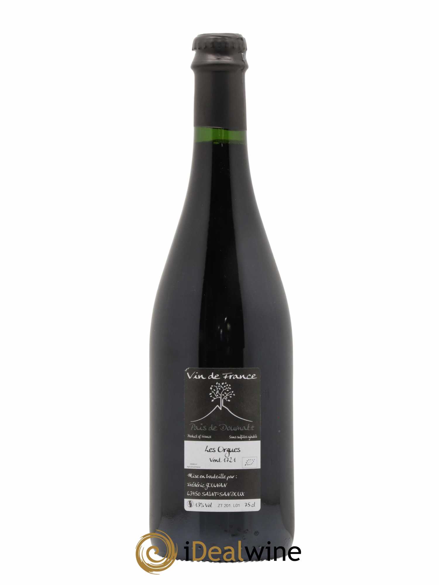 Vin de France Les Orgues Vignoble de l'Arbre Blanc 2017 - Lot de 1 bouteille - 1