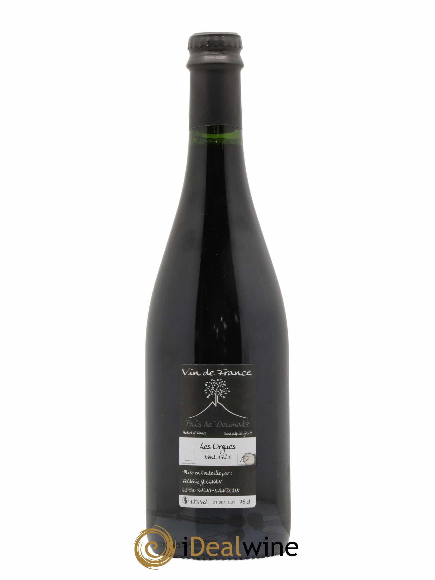 Vin de France Les Orgues Vignoble de l'Arbre Blanc 2017 - Lot de 1 bouteille - 1