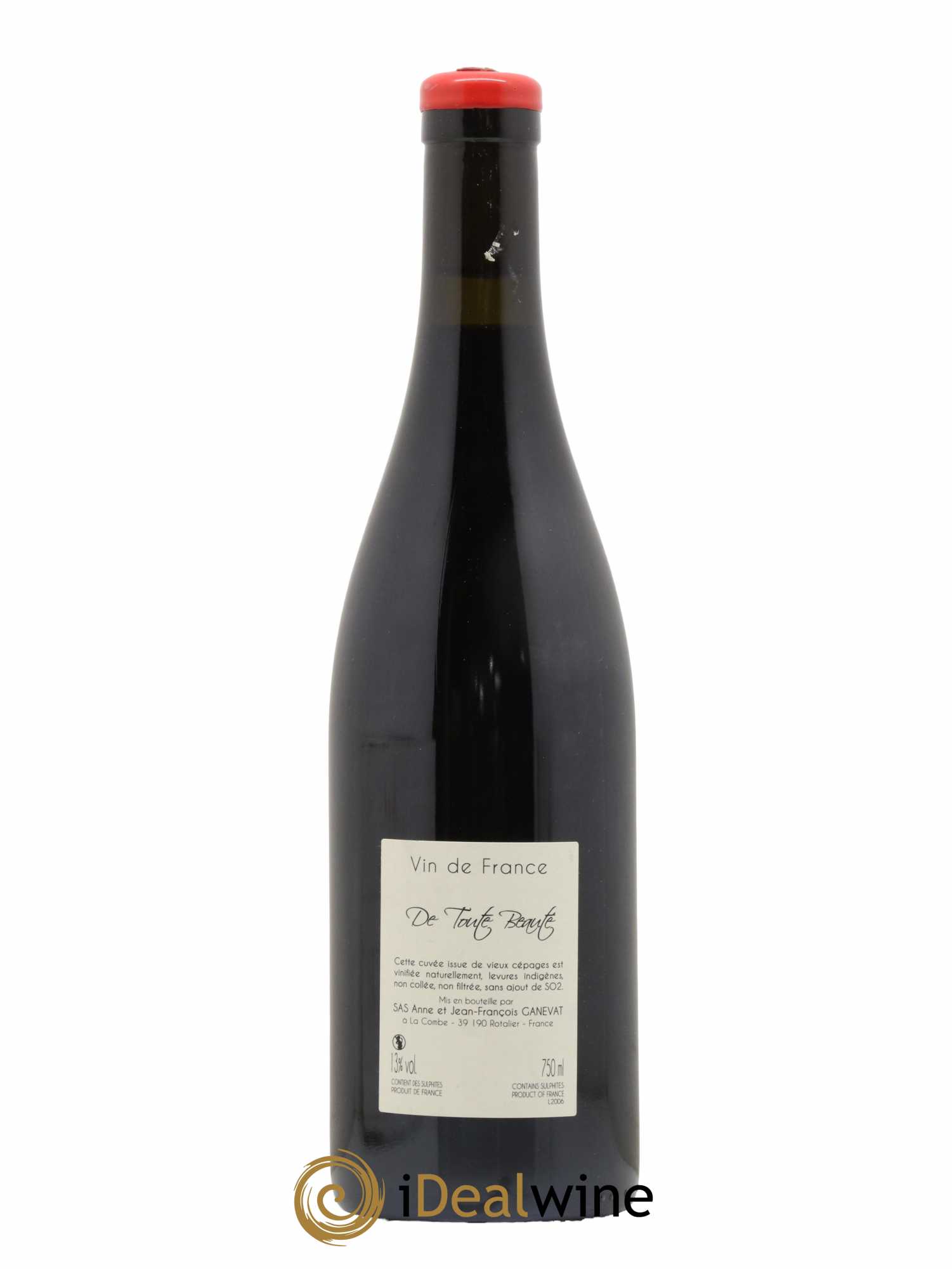 Vin de France De Toute Beauté Ganevat (Domaine) 2020 - Lot de 1 bouteille - 1