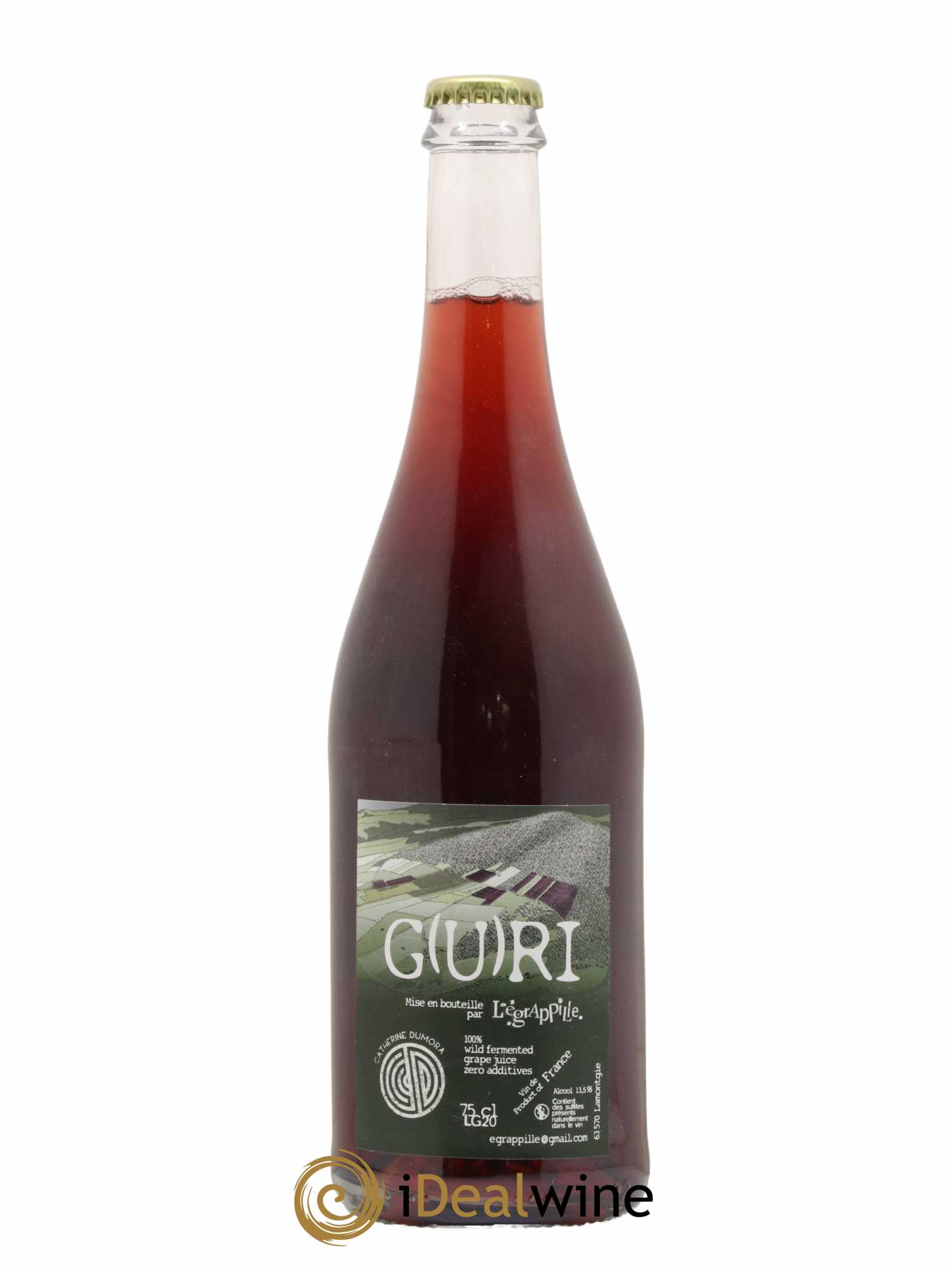 Vin de France L'Egrapille Catherine Dumora Guri 2020 - Lot de 1 bouteille - 0
