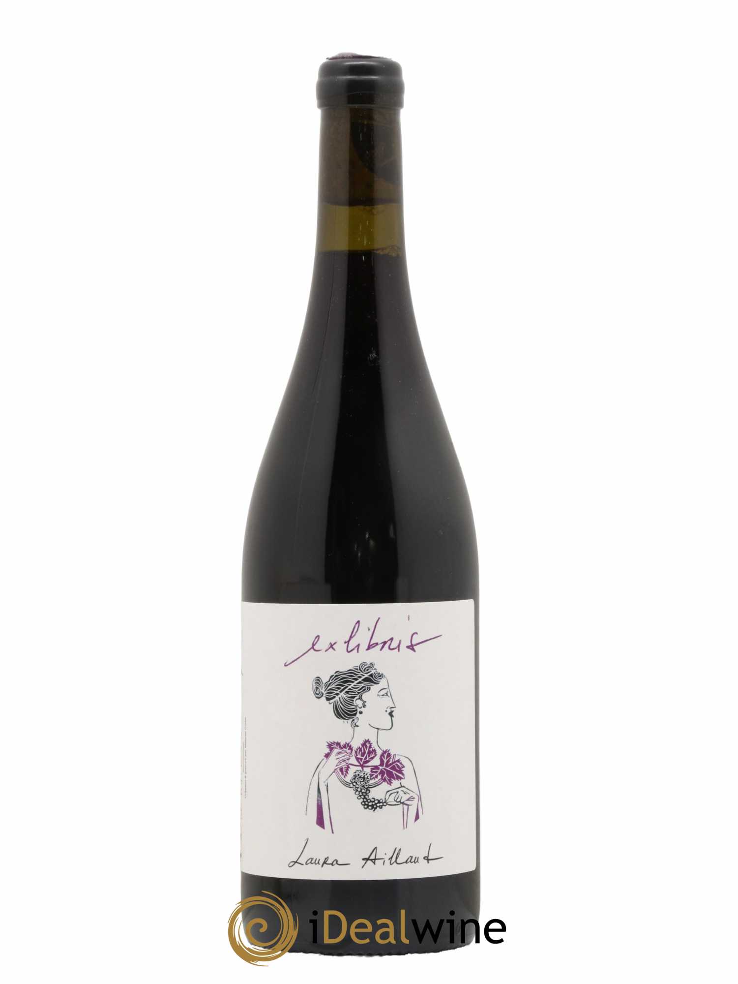 Vin de France Ex libris Laura Aillaud 2021 - Lot de 1 bouteille - 0