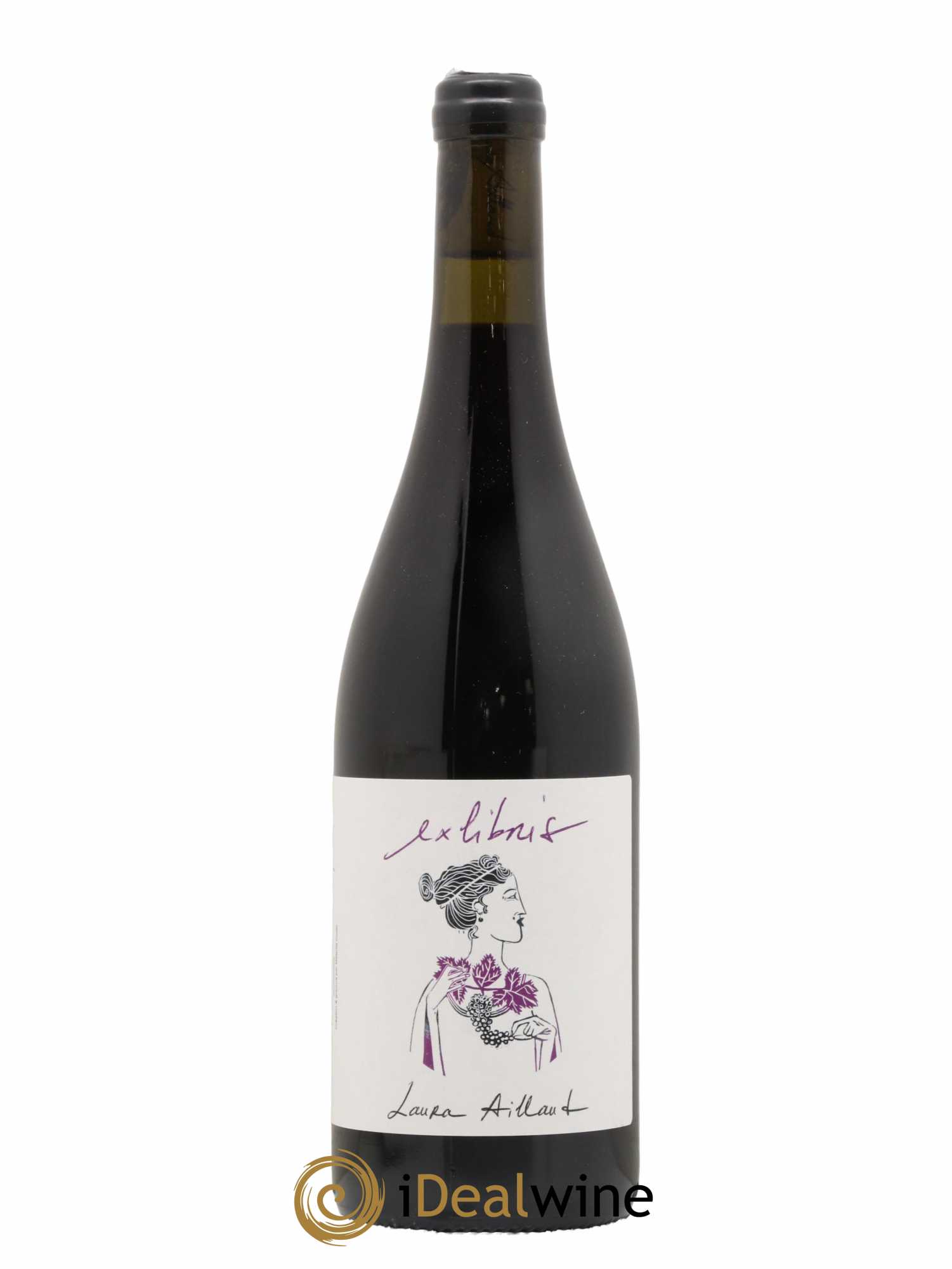 Vin de France Ex libris Laura Aillaud 2021 - Lot de 1 bouteille - 0
