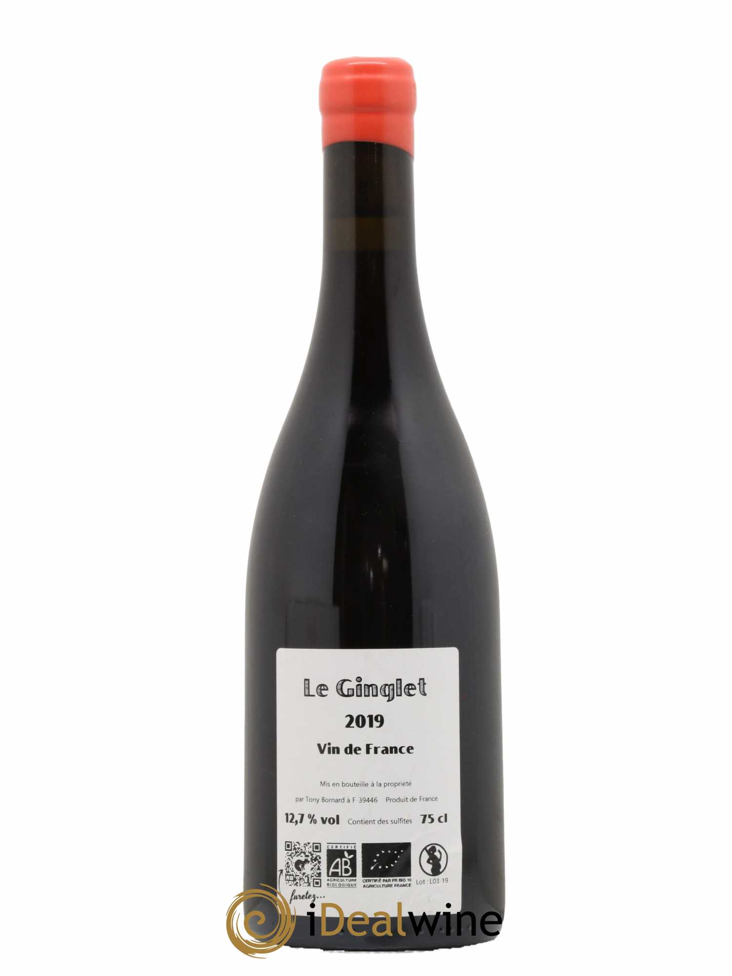 Vin de France Le Ginglet Bornard 2019 - Lot de 1 bouteille - 1
