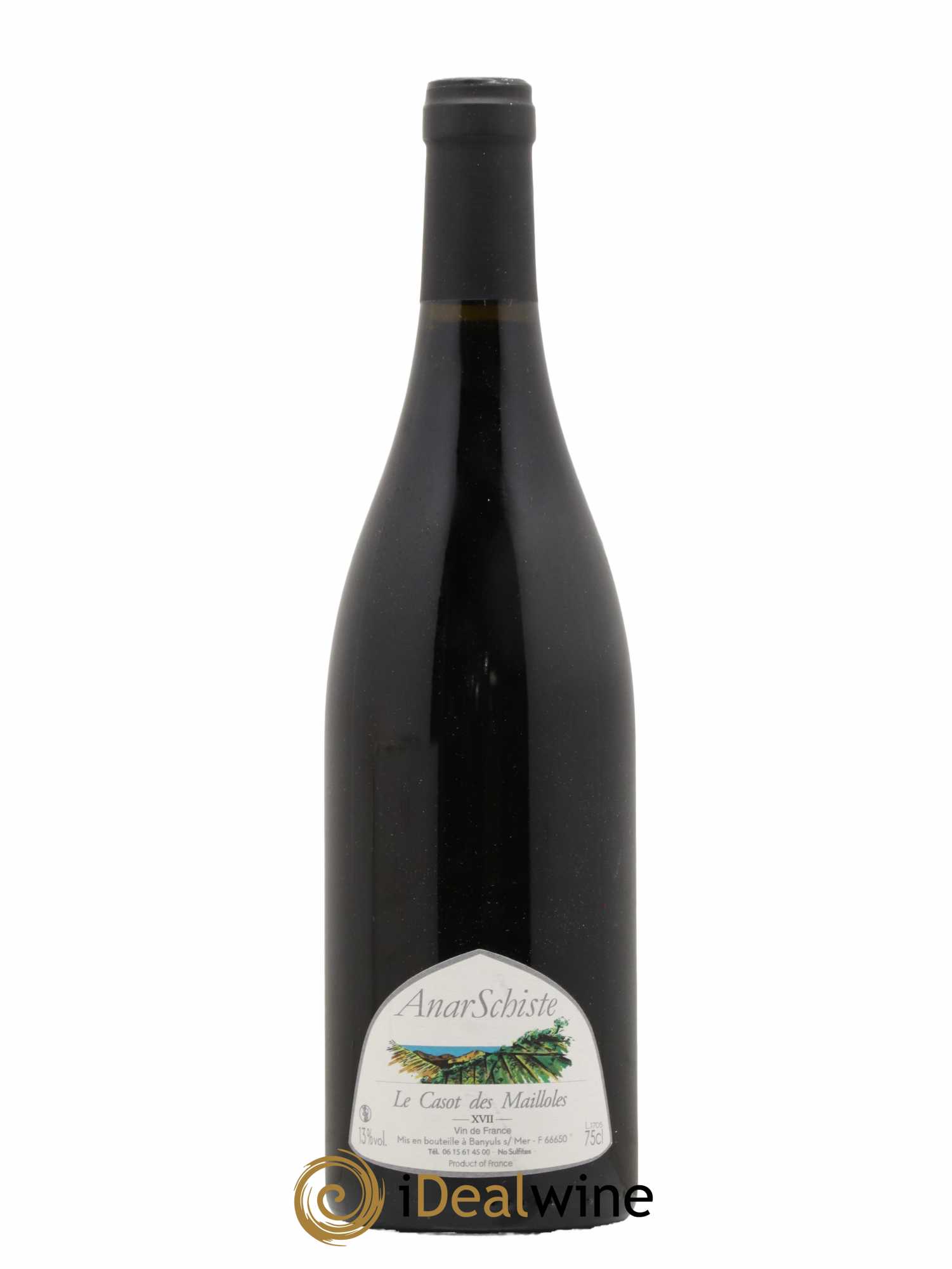 Vin de France Casot des Mailloles Anar'chiste 2017 - Lotto di 1 bottiglia - 0