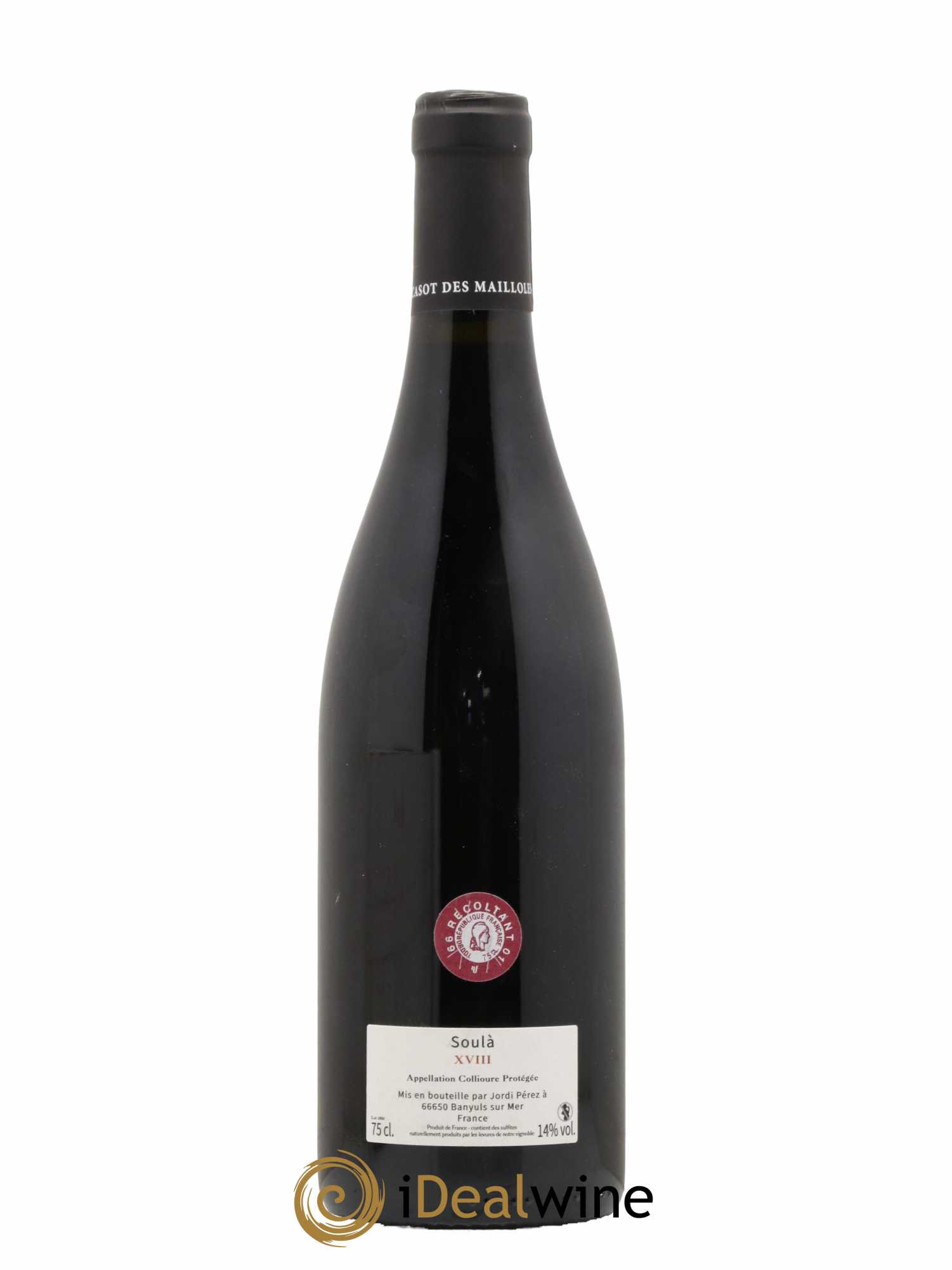 Collioure Soula Le Casot des Mailloles 2018 - Lot de 1 bouteille - 1