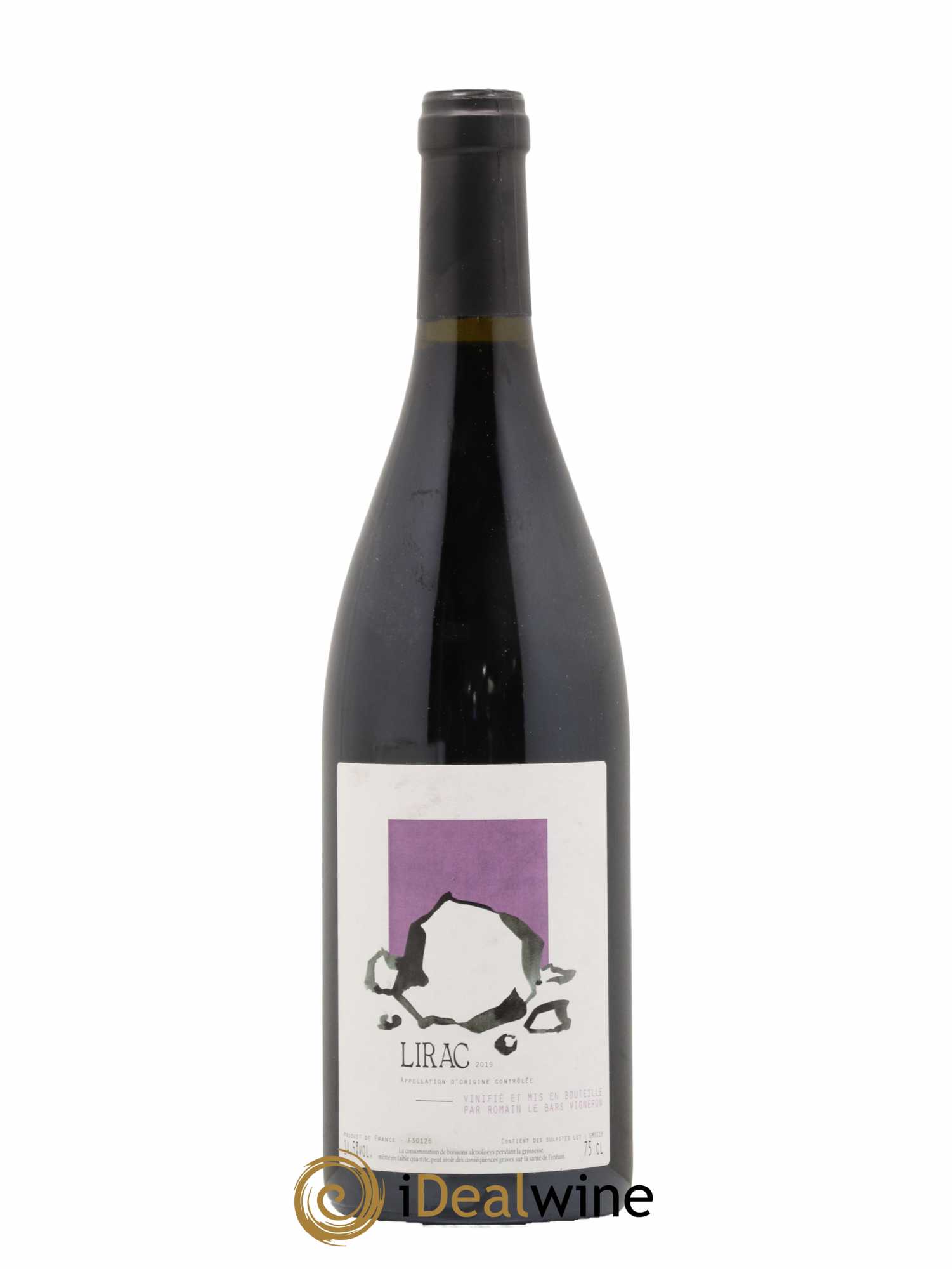 Lirac Romain Le Bars 2019 - Lot de 1 bouteille - 0