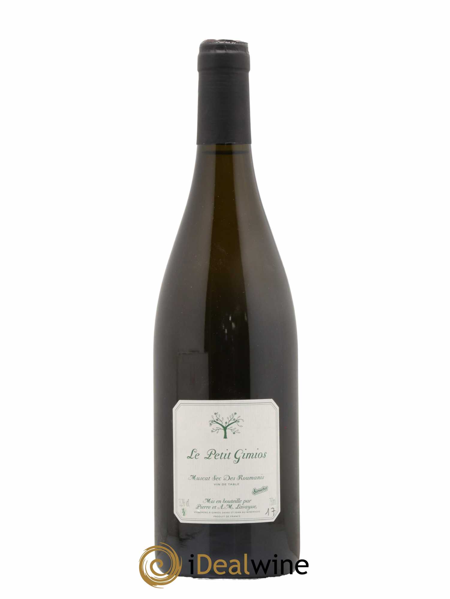 Vin de France Petit Gimios Muscat Sec des Roumanis 2017 - Lot de 1 bouteille - 0
