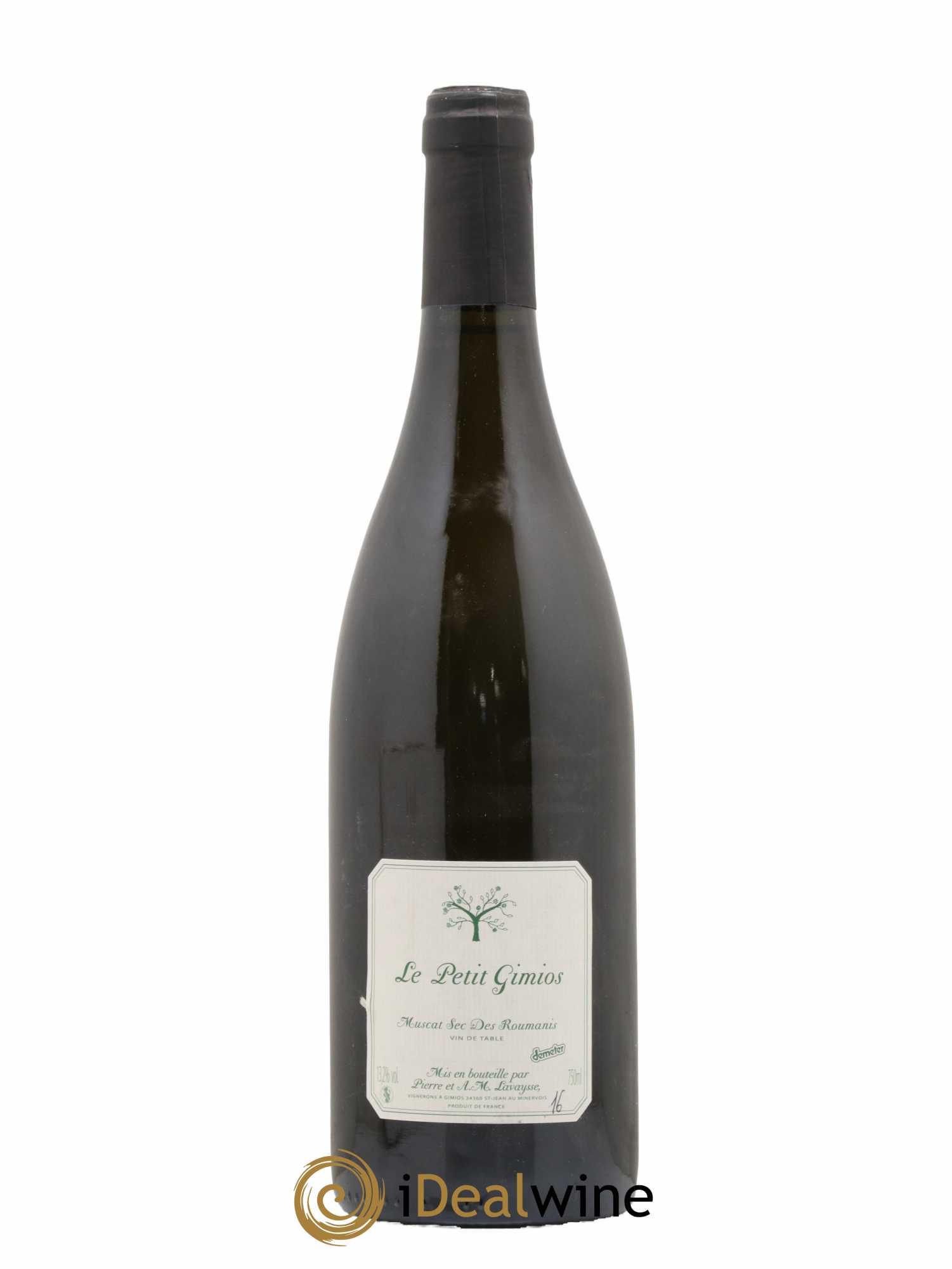 Vin de France Petit Gimios Muscat Sec des Roumanis 2016 - Lot de 1 bouteille - 0