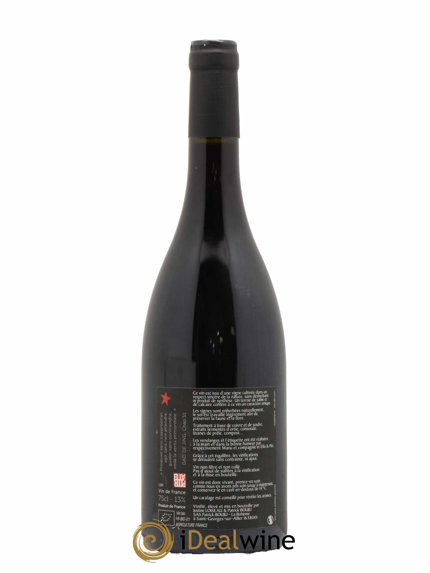 Vin de France Cailloux Patrick Bouju - La Bohème 2020 - Lot de 1 bouteille - 1