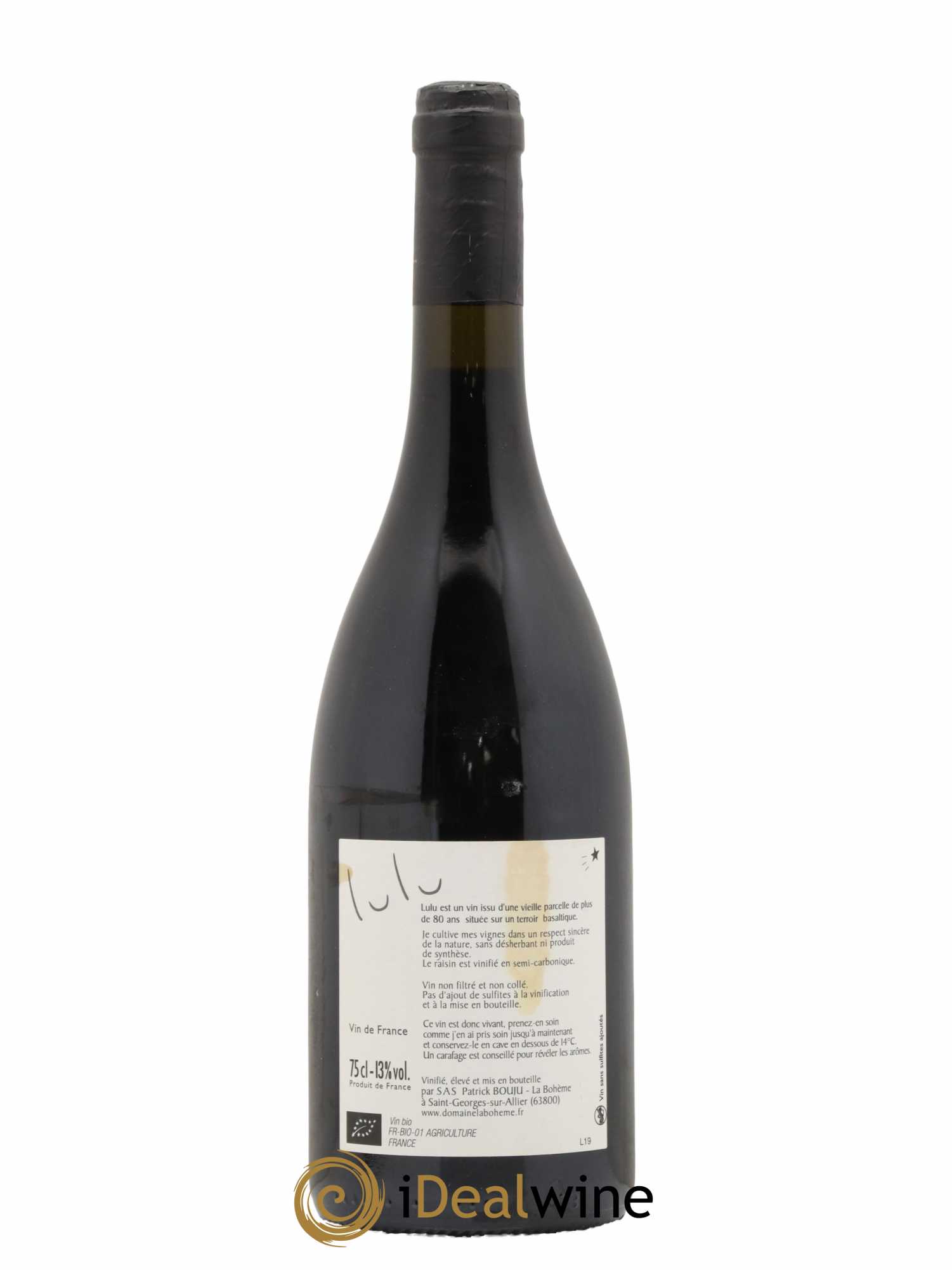 Vin de France Lulu Patrick Bouju - La Bohème 2019 - Lotto di 1 bottiglia - 1