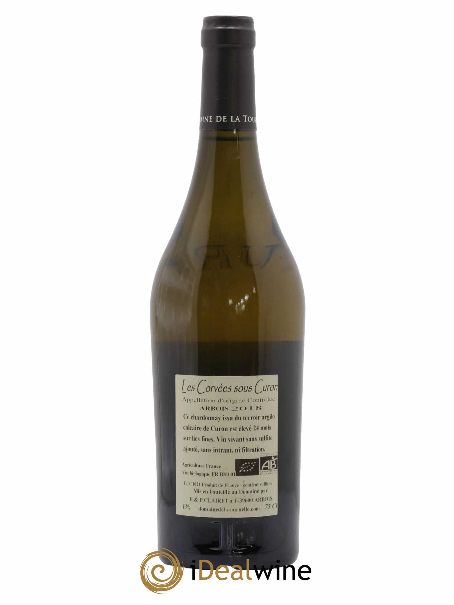 Arbois Les Corvées sous Curon Domaine de la Tournelle 2018 - Lot de 1 bouteille - 1