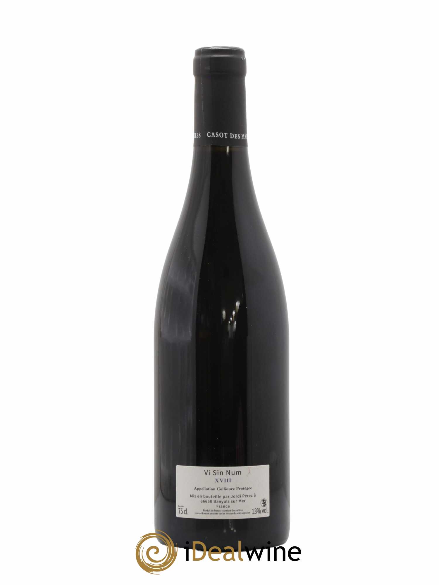Collioure Vi Sin Num Casot des Mailloles 2018 - Lot de 1 bouteille - 1