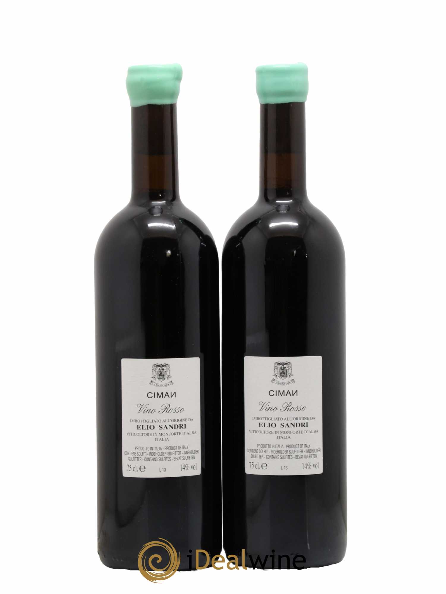 Italie Elio Sandri Ciman 2013 - Lotto di 2 bottiglie - 1
