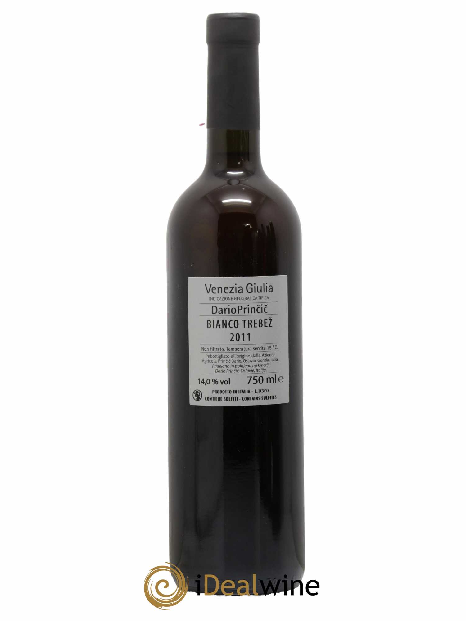 Italie Bianco Trebez Dario Princic 2011 - Lot de 1 bouteille - 1