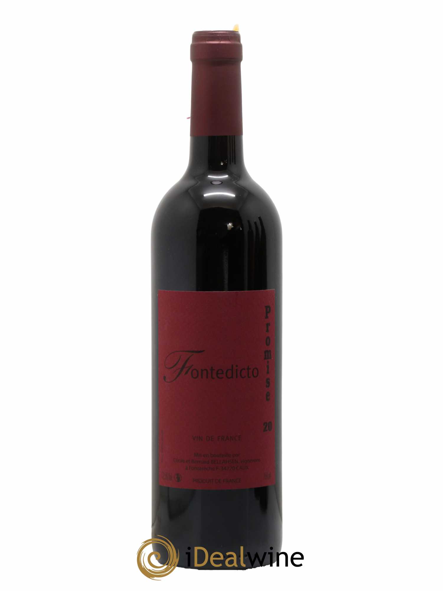 Vin de France Fontedicto Promise 2020 - Lot de 1 bouteille - 0