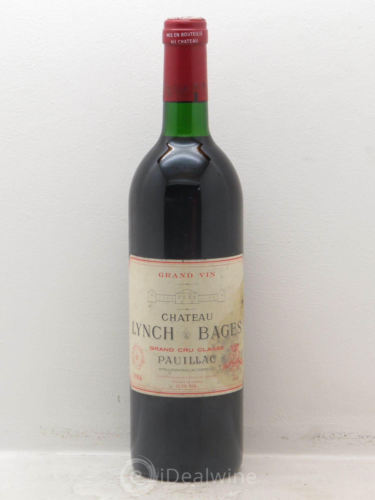 Château Lynch Bages 5ème Grand Cru Classé 1986 - Lot de 1 bouteille - 0