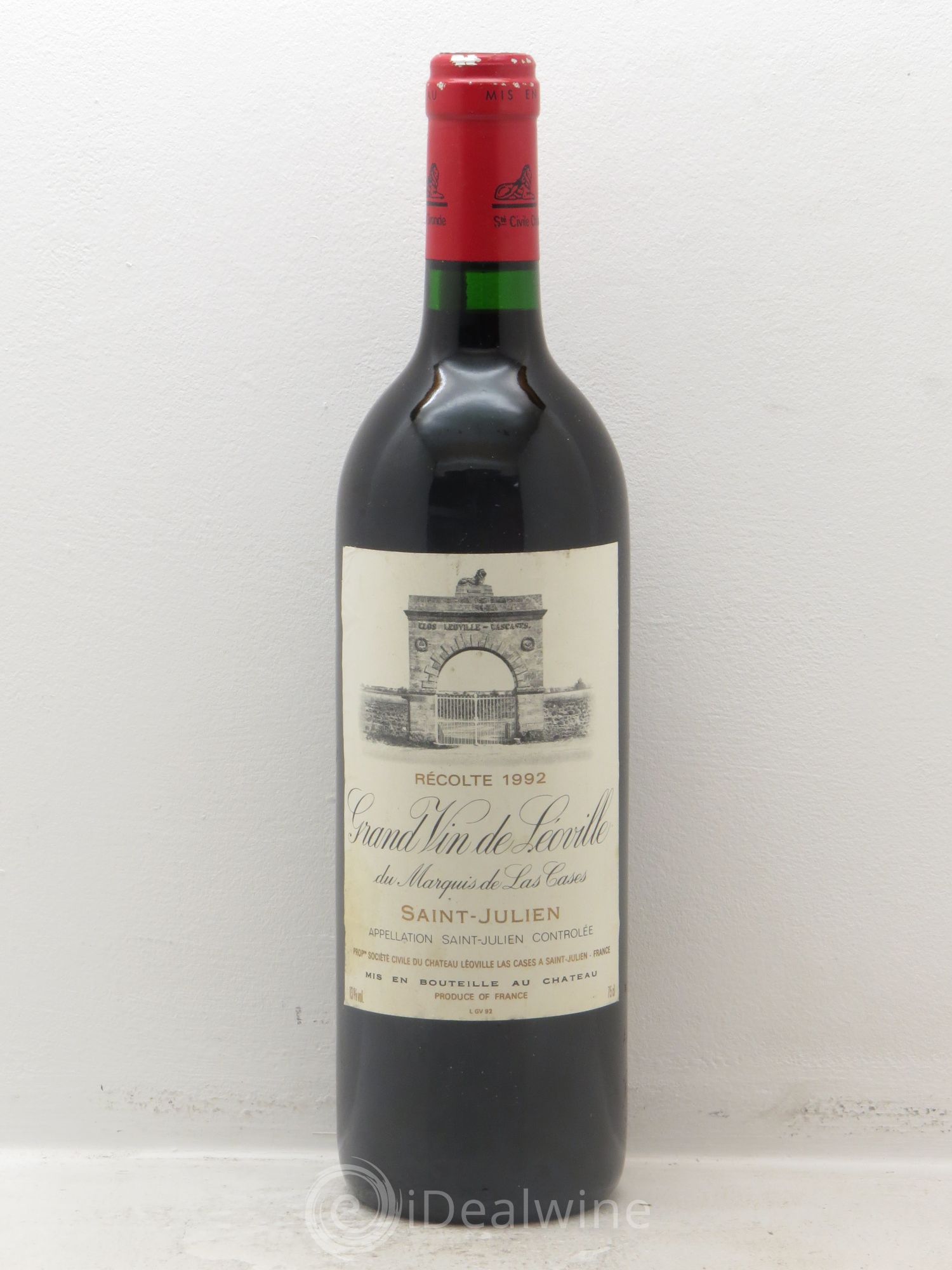 Château Léoville Las Cases 2ème Grand Cru Classé 1992 - Lot de 1 bouteille - 0