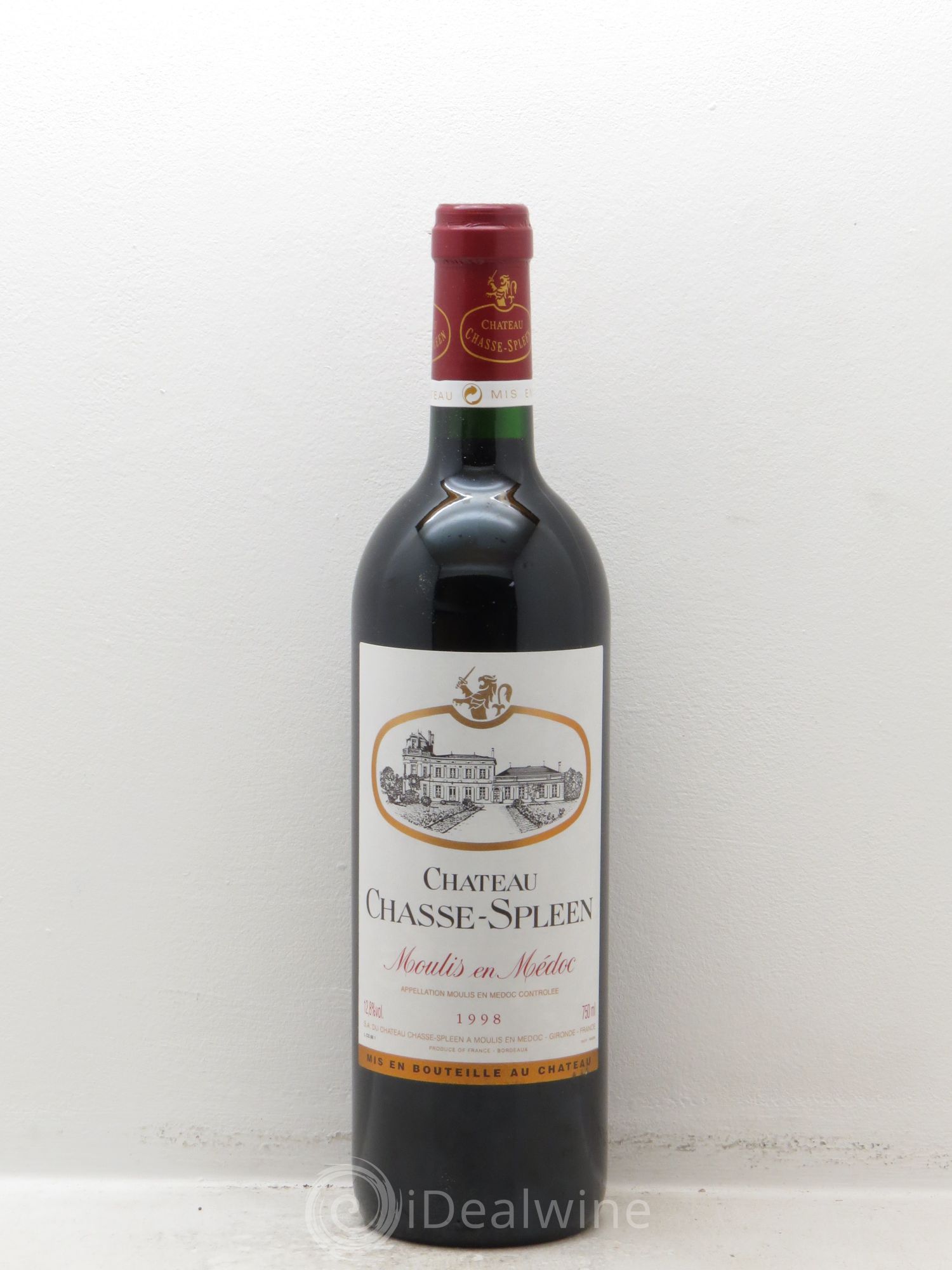 Château Chasse Spleen 1998 - Lot de 12 bouteilles - 0