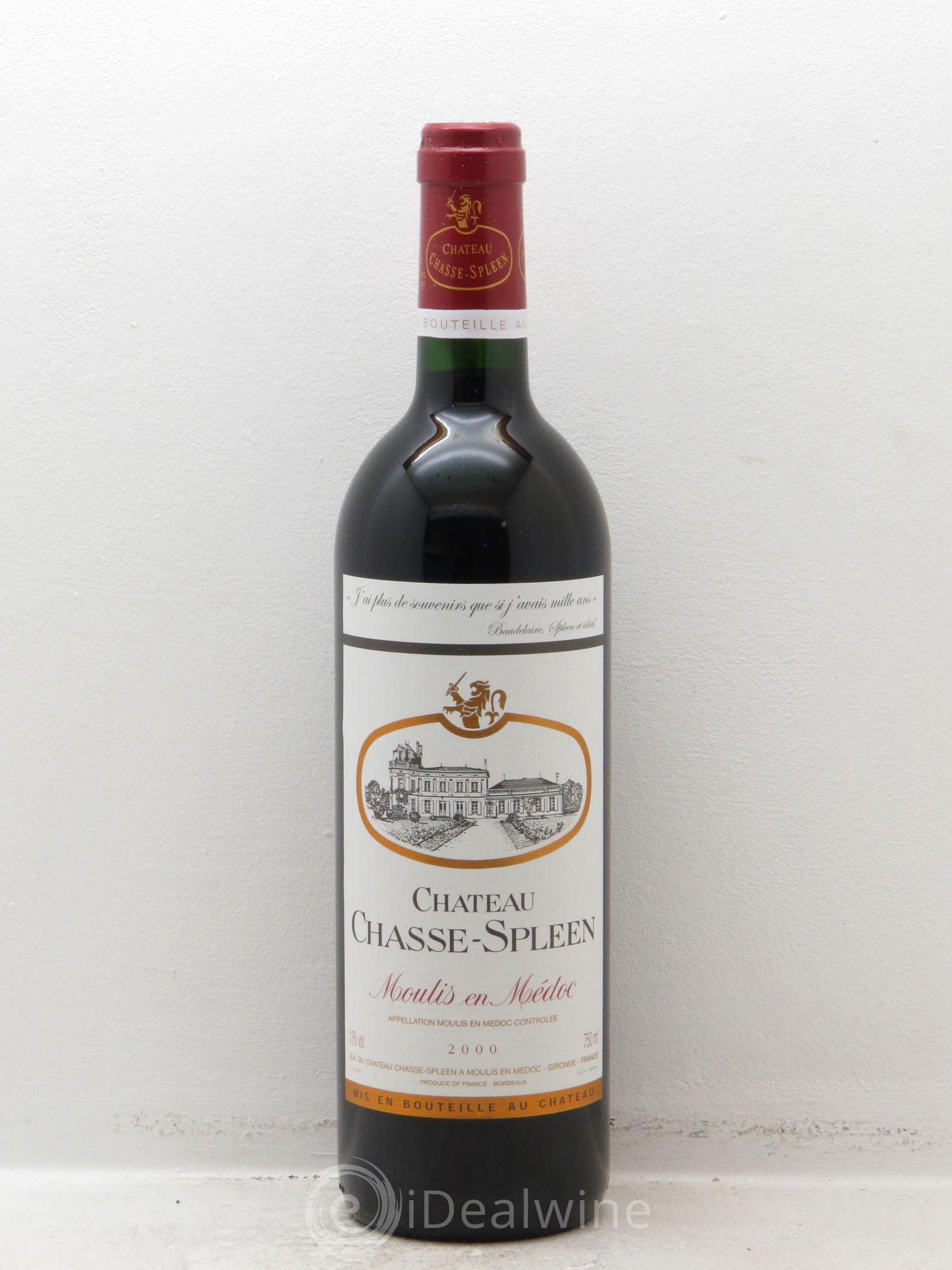 Château Chasse Spleen 2000 - Lot de 12 bouteilles - 0