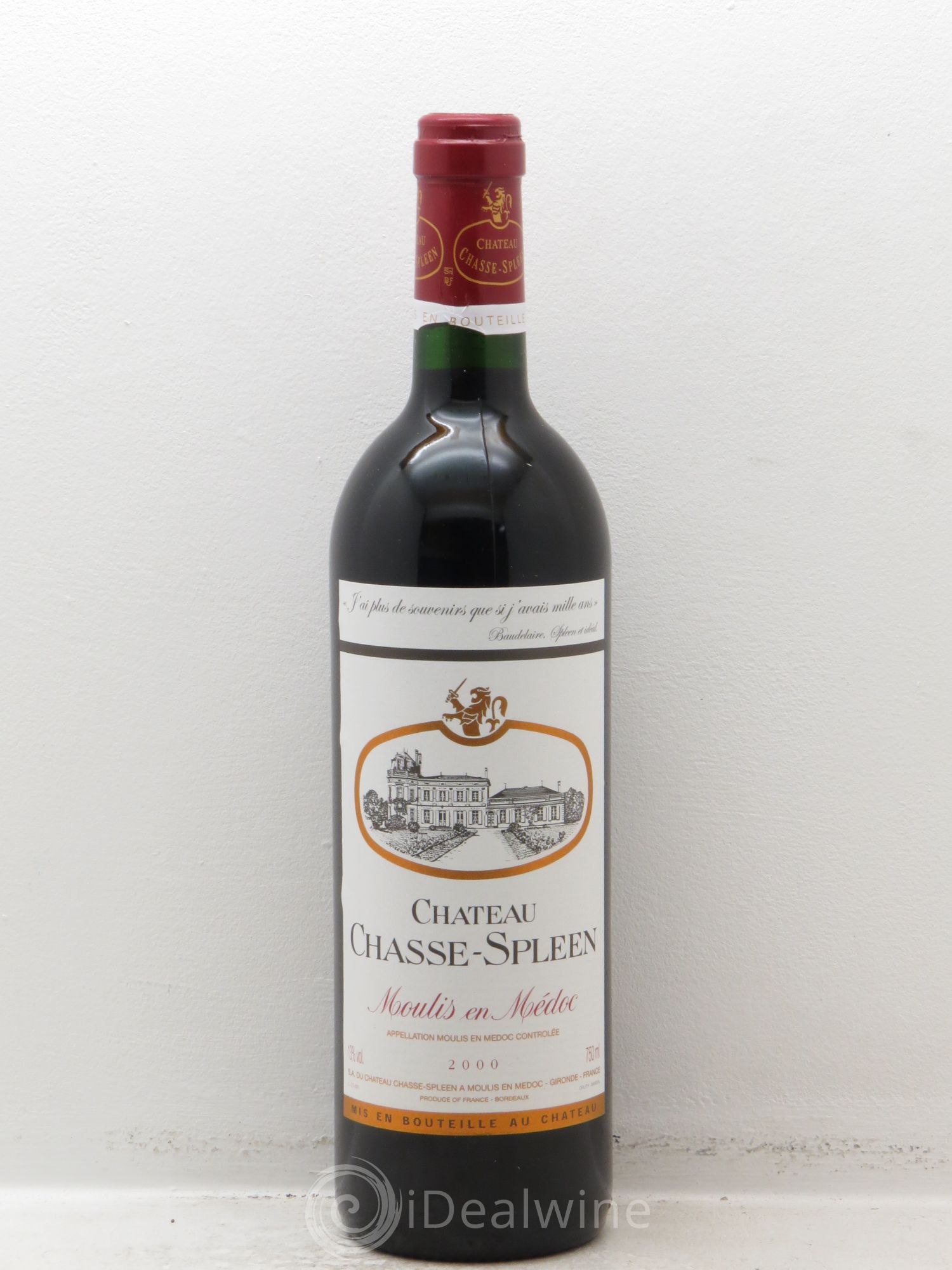 Château Chasse Spleen 2000 - Lot de 6 bouteilles - 0