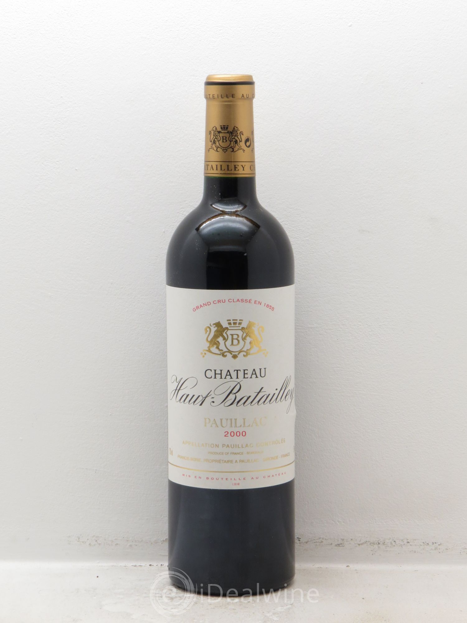 Château Haut Batailley 5ème Grand Cru Classé 2000 - Lot de 12 bouteilles - 0