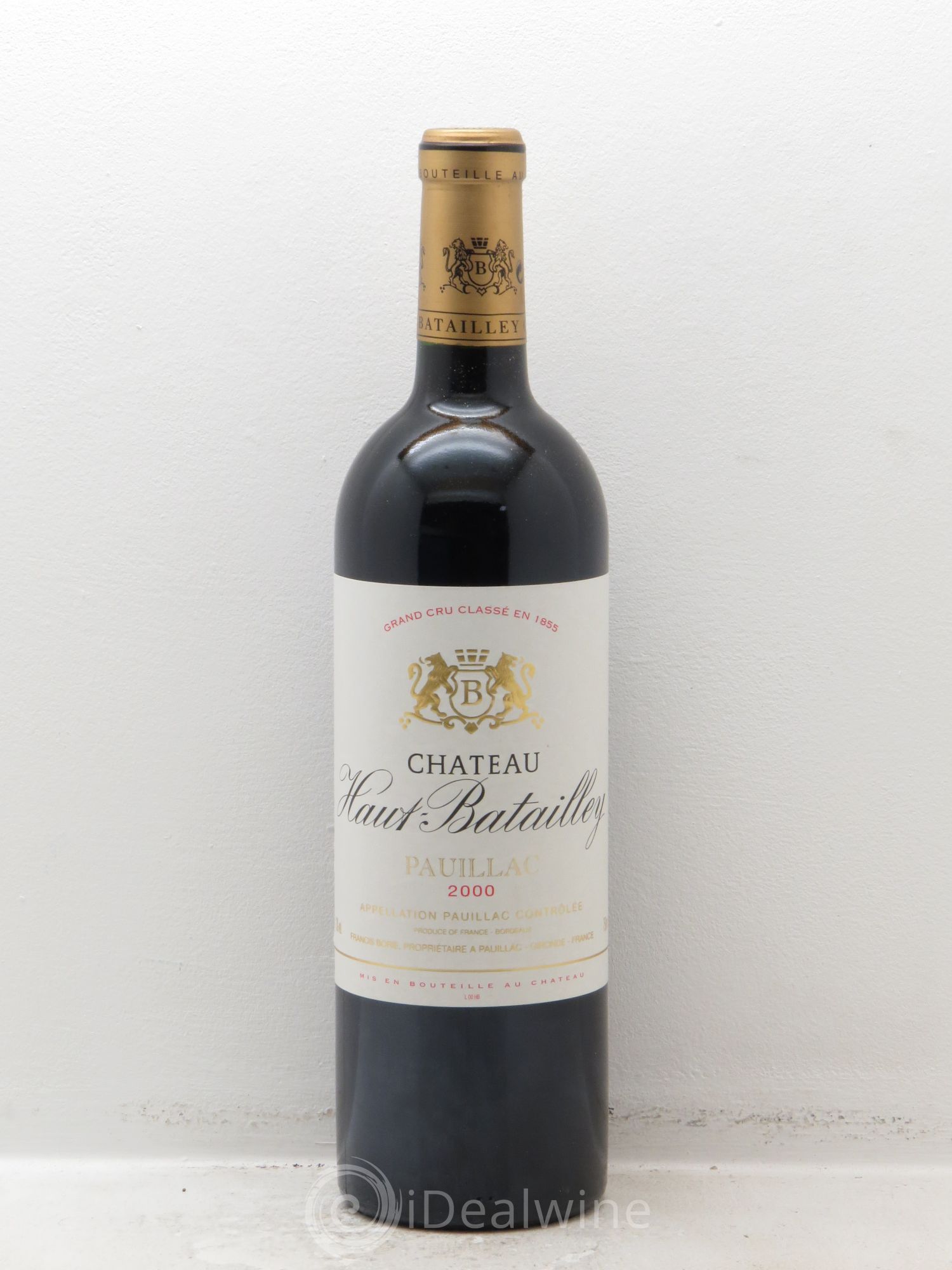Château Haut Batailley 5ème Grand Cru Classé 2000 - Lot de 6 bouteilles - 0