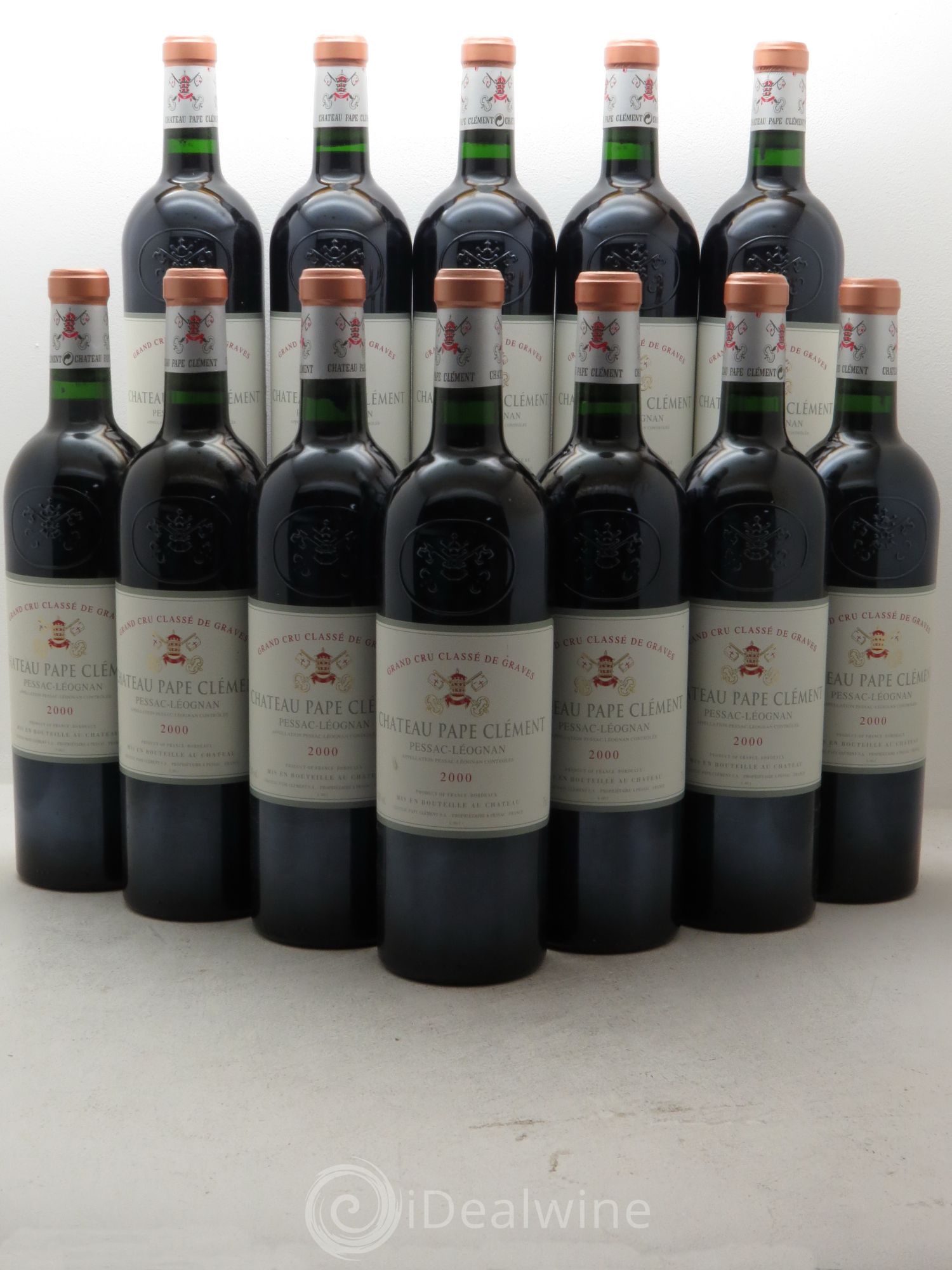 Château Pape Clément Cru Classé de Graves 2000 - Lot de 12 bouteilles - 0