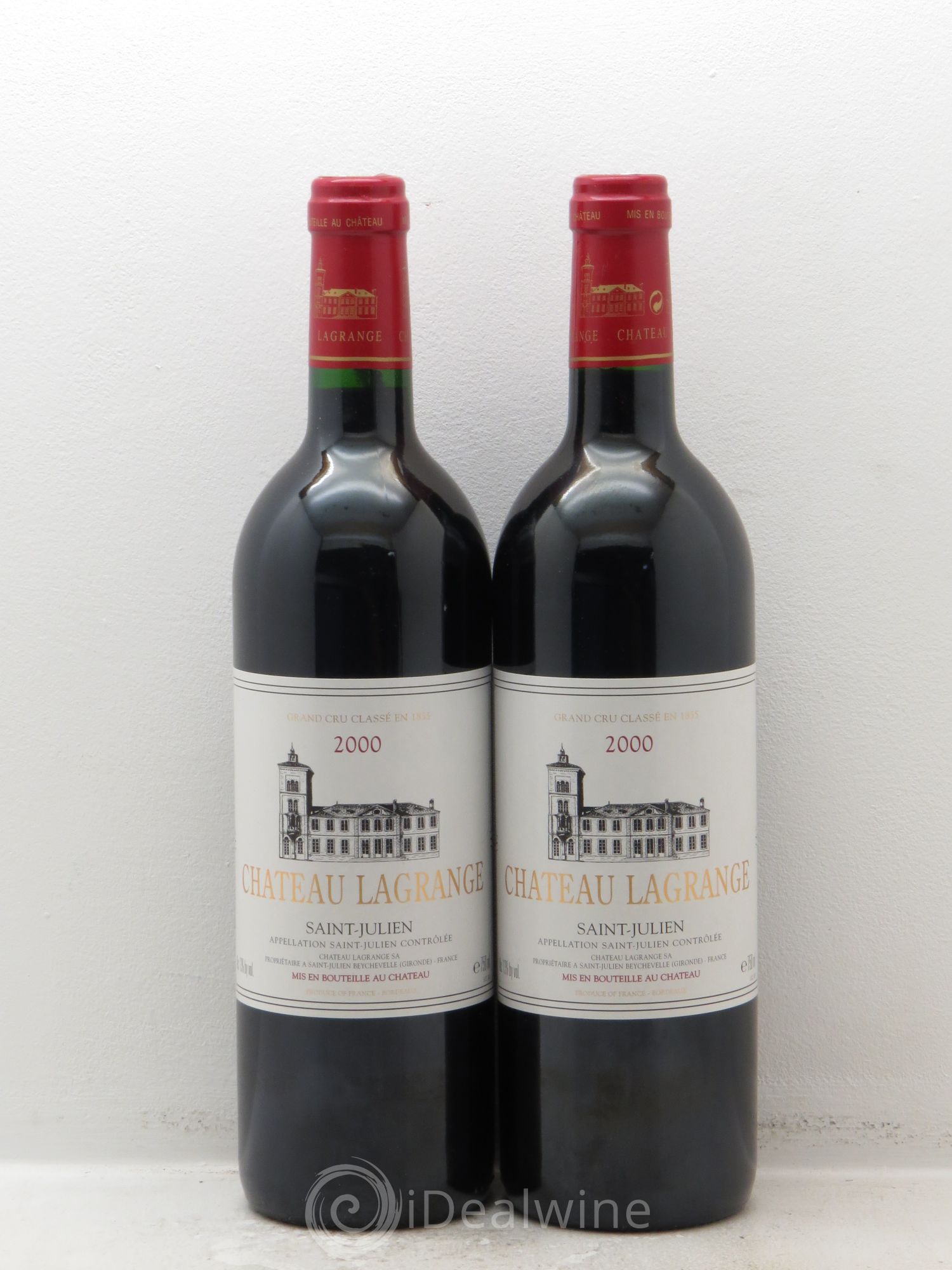 Château Lagrange 3ème Grand Cru Classé 2000 - Lot de 2 bouteilles - 0
