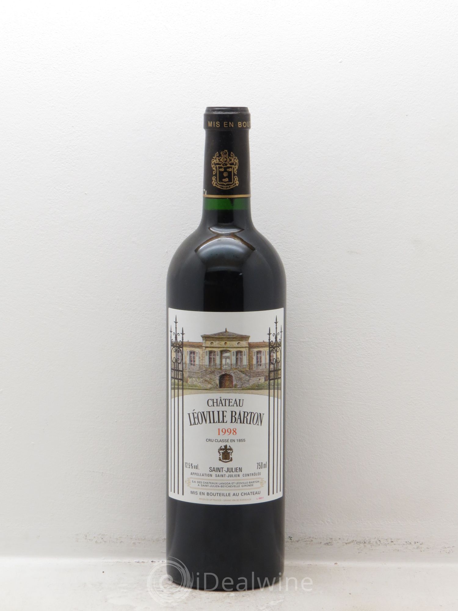 Château Léoville Barton 2ème Grand Cru Classé 1998 - Lot de 12 bouteilles - 0