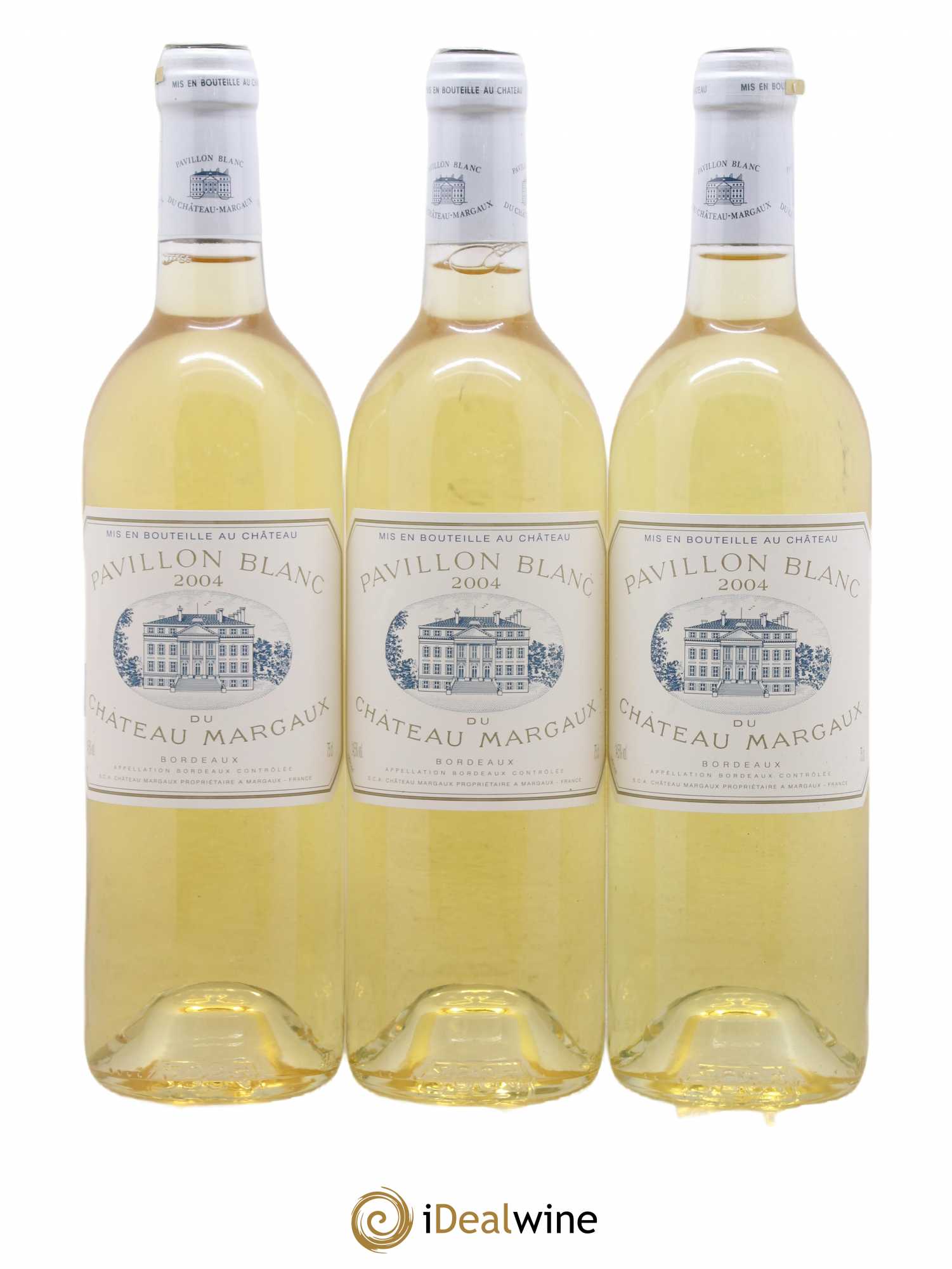 Pavillon Blanc du Château Margaux 2004 - Lot de 3 bouteilles - 0