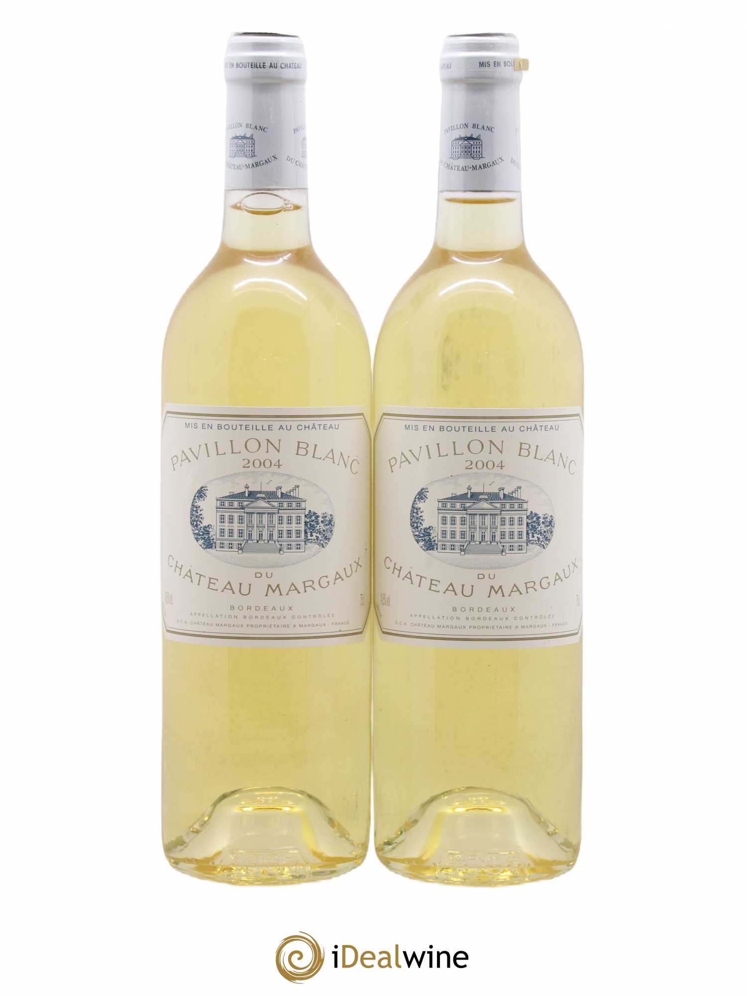 Pavillon Blanc du Château Margaux 2004 - Lot de 2 bouteilles - 0