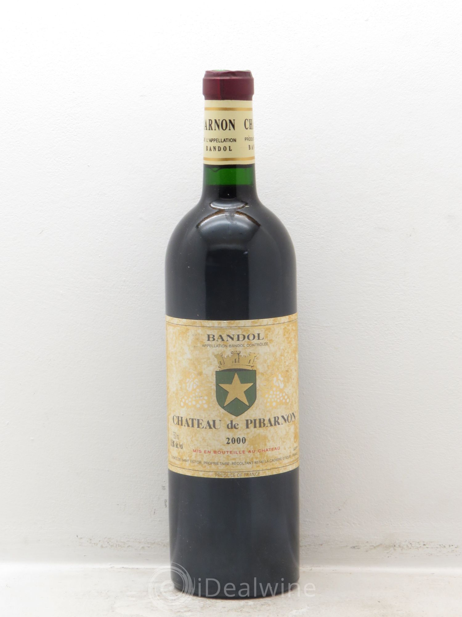 Bandol Château de Pibarnon Comte de Saint-Victor 2000 - Lot de 6 bouteilles - 0