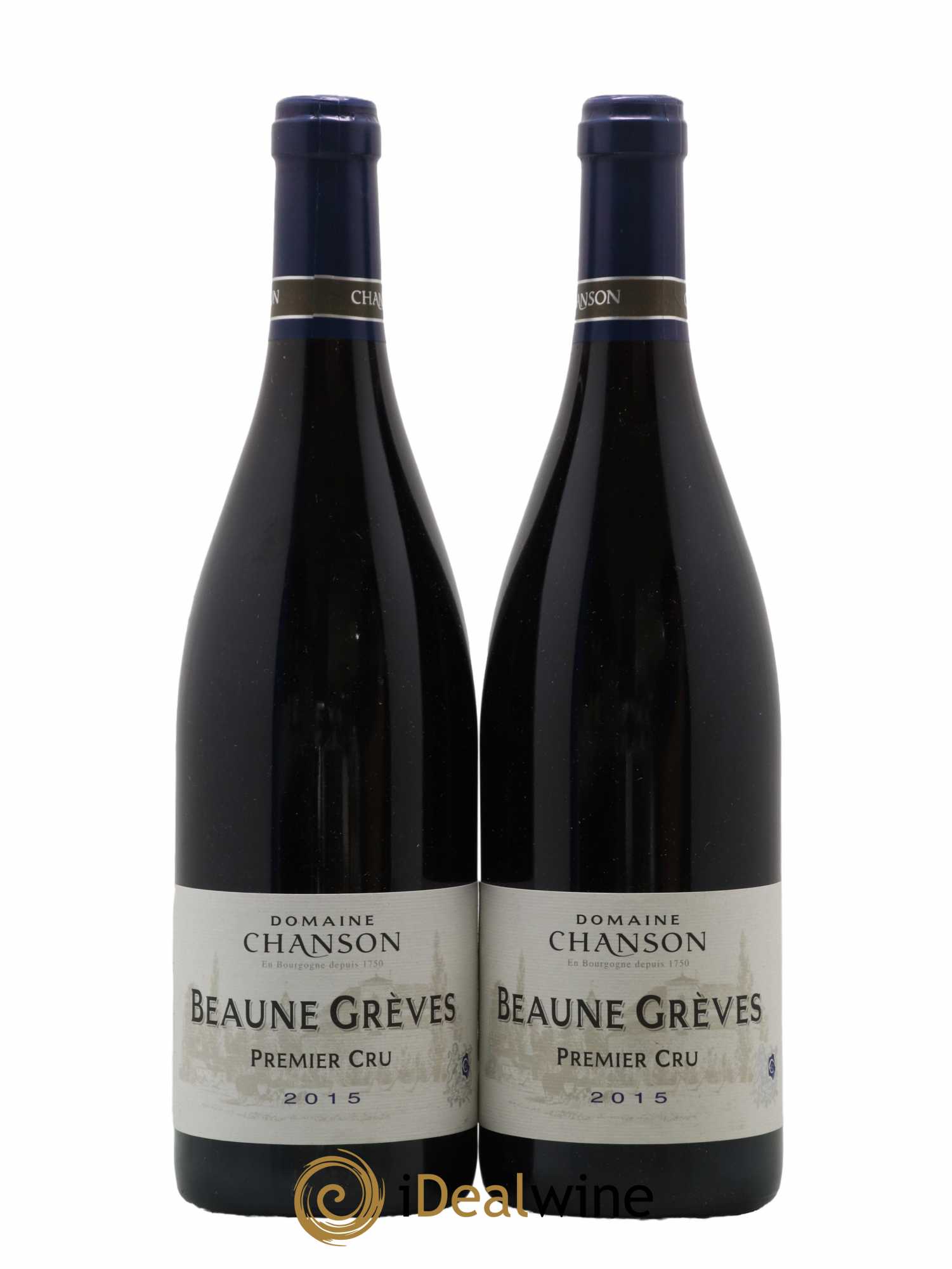 Beaune 1er Cru Grèves Chanson 2015 - Lot de 2 bouteilles - 0